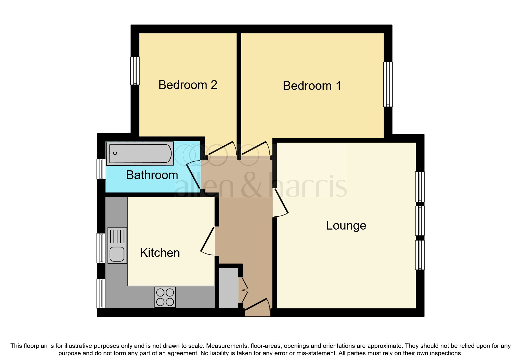 Ingleby Court, Houston Road, Bridge Of Weir PA11, 2 bedroom flat for
