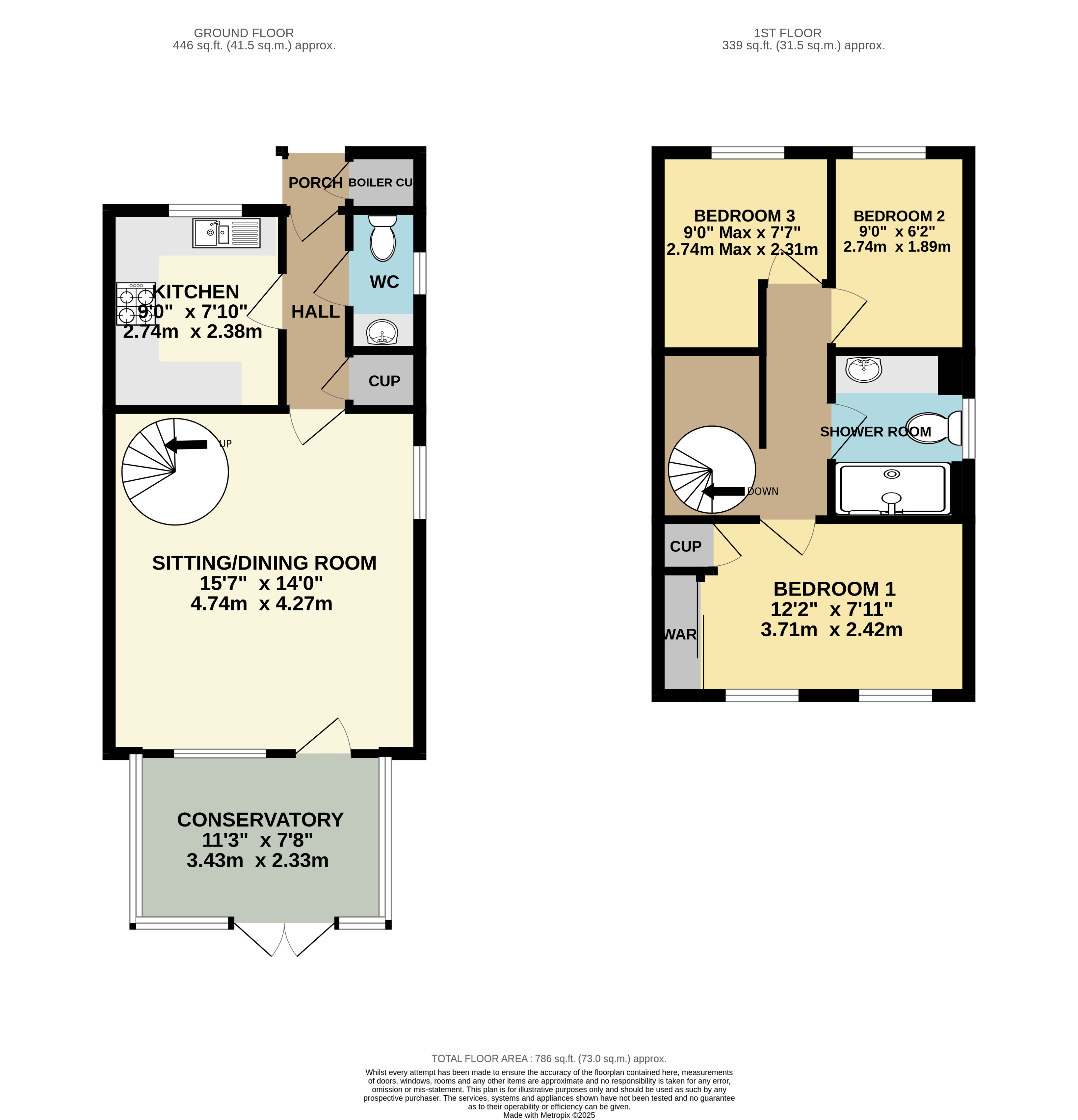 14 Parklands Rise, Minehead Somerset, Somerset floorplan