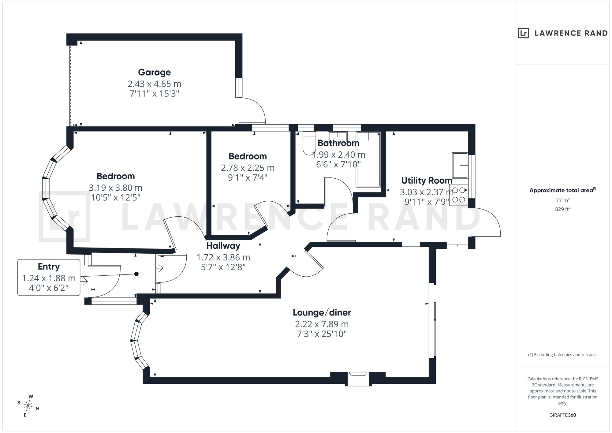 34 Herlwyn Avenue, Ruislip floorplan