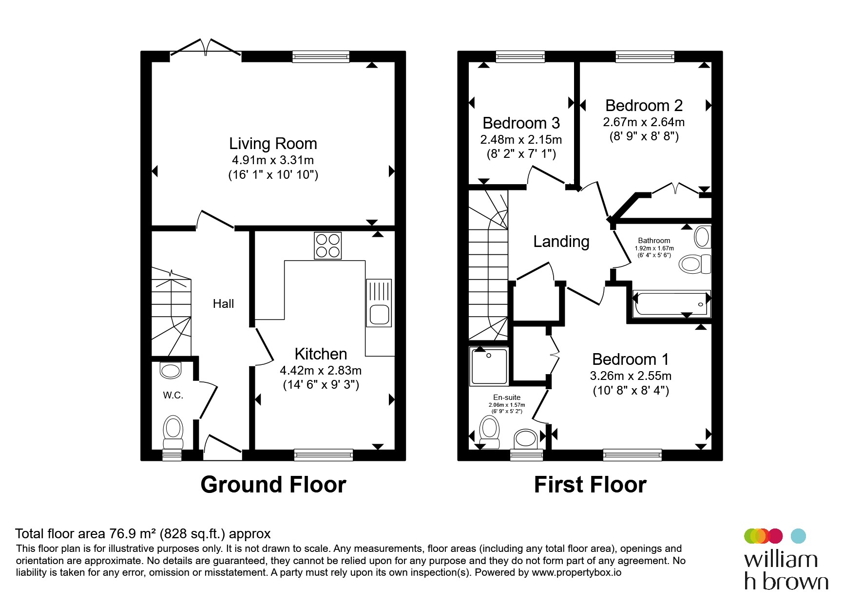 4, Canal Mews, Chesterfield floorplan