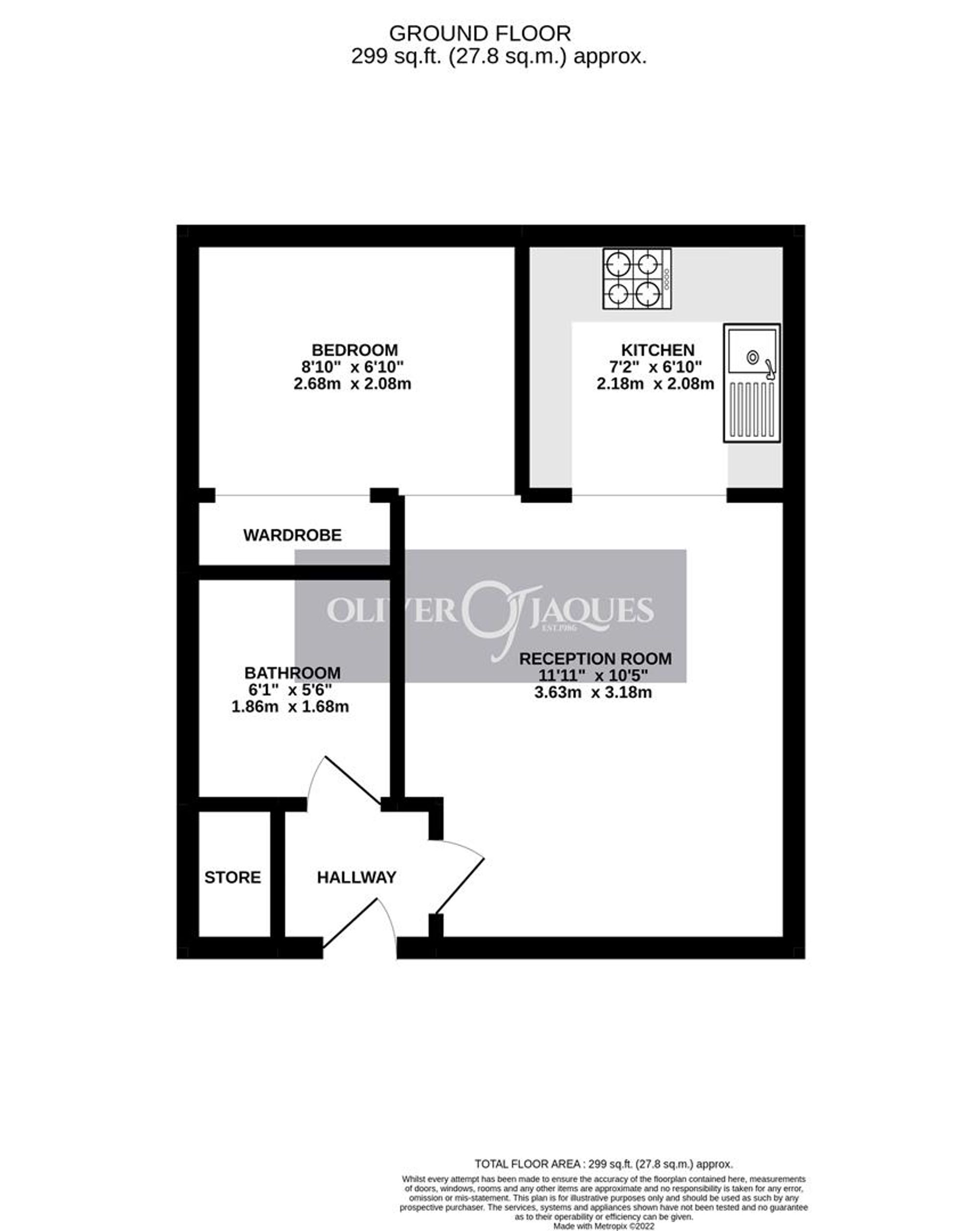 Flat 184, Inwen Court Grinstead Road, London floorplan