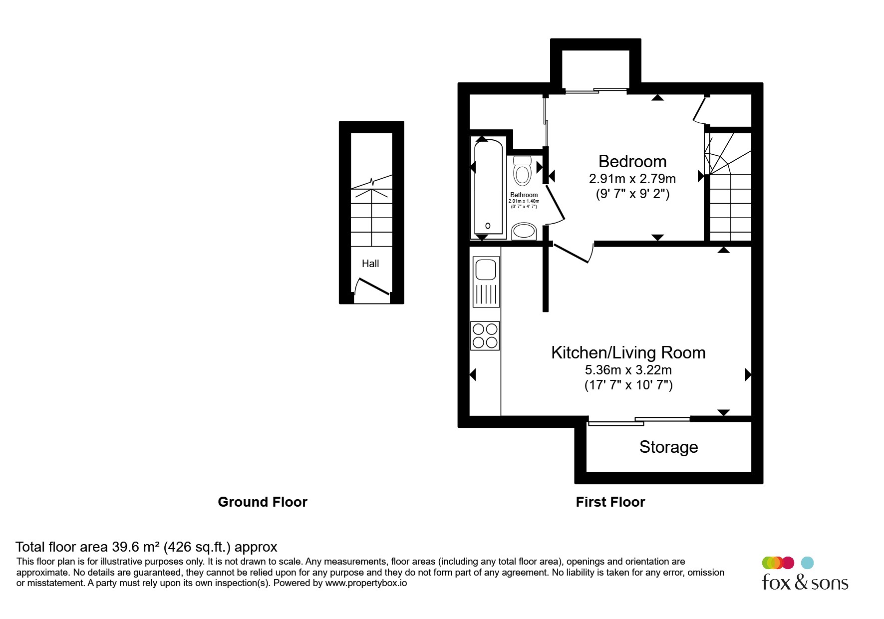 Flat 6, 48, Montpelier Road, Brighton floorplan