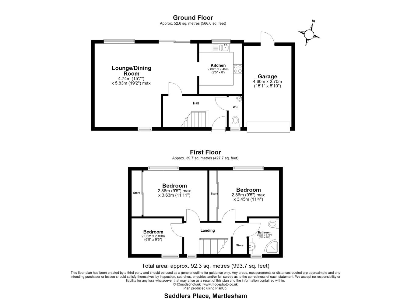 35, Saddlers Place, Ipswich floorplan