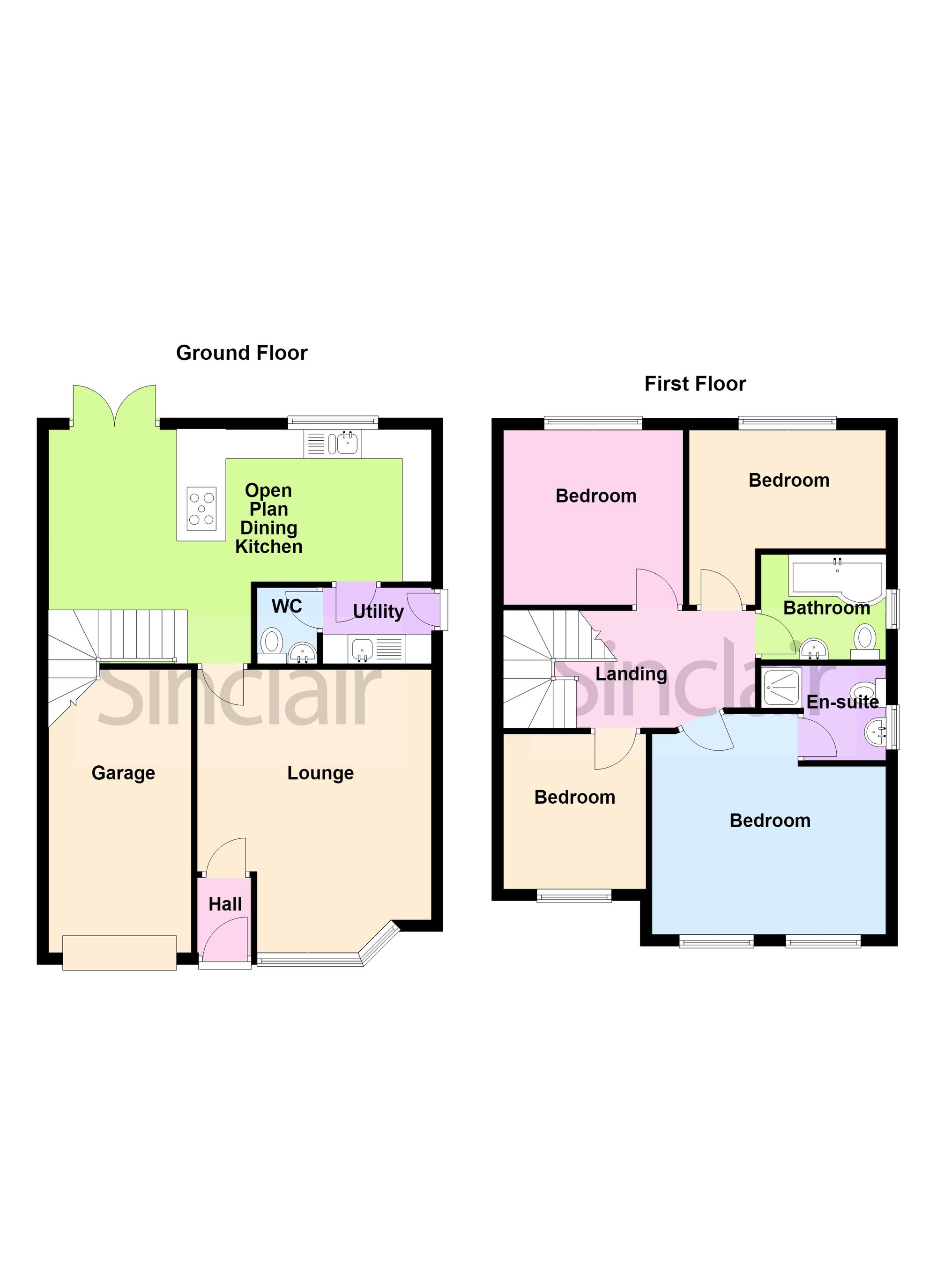 21 Botts Way, Coalville floorplan