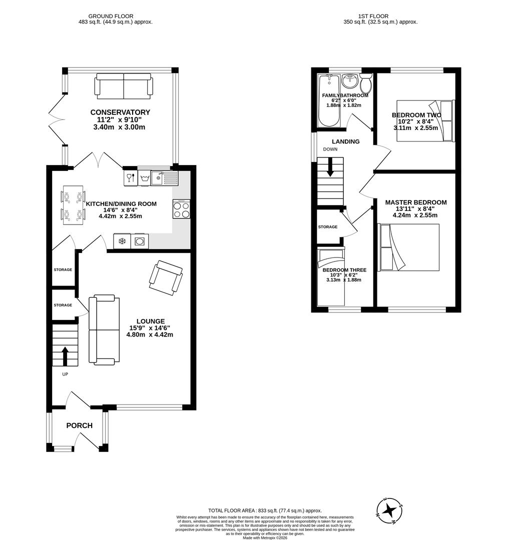 28, Carr Field, Preston floorplan