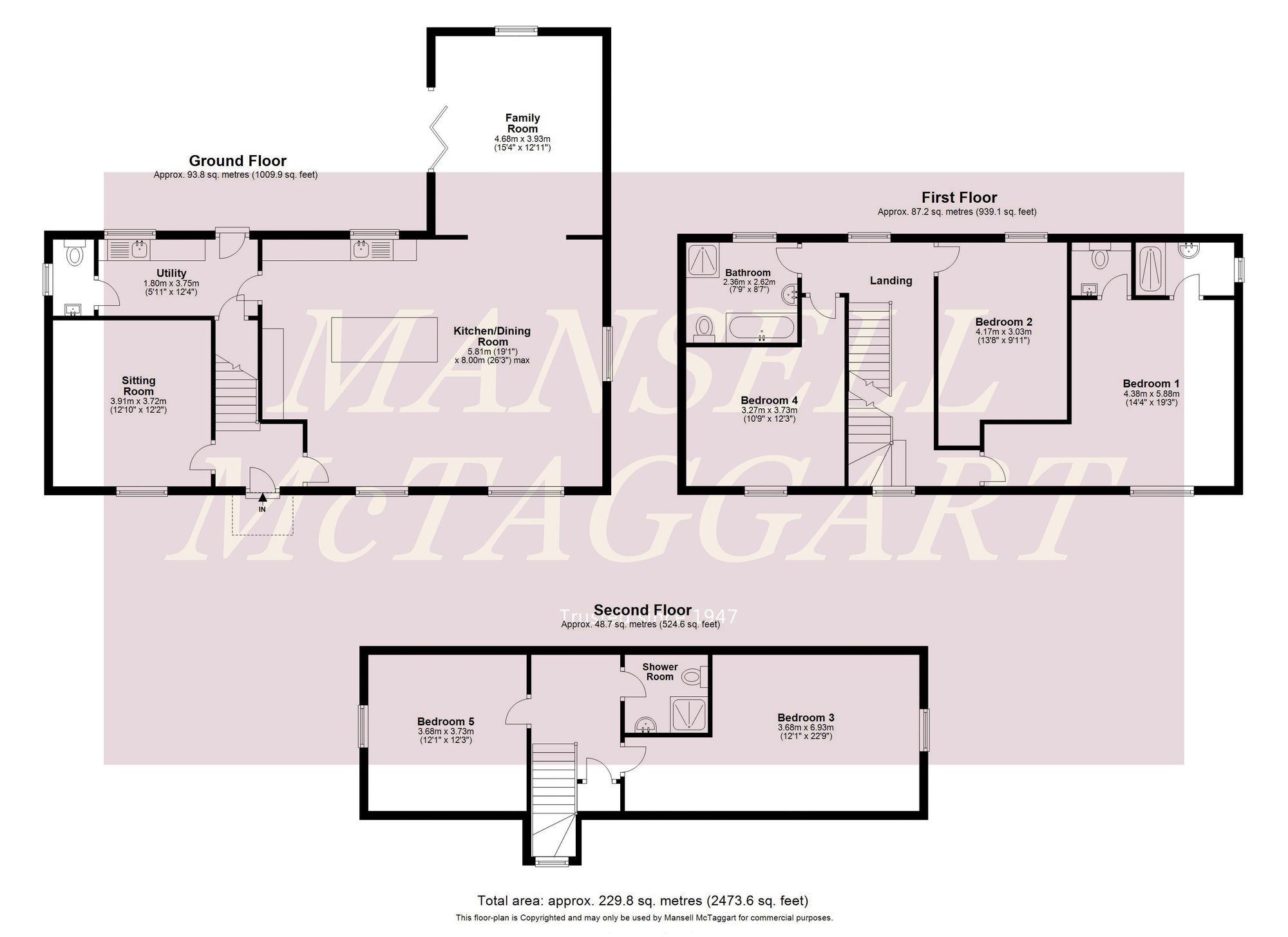Old House Shepherds Hill, Hartfield floorplan