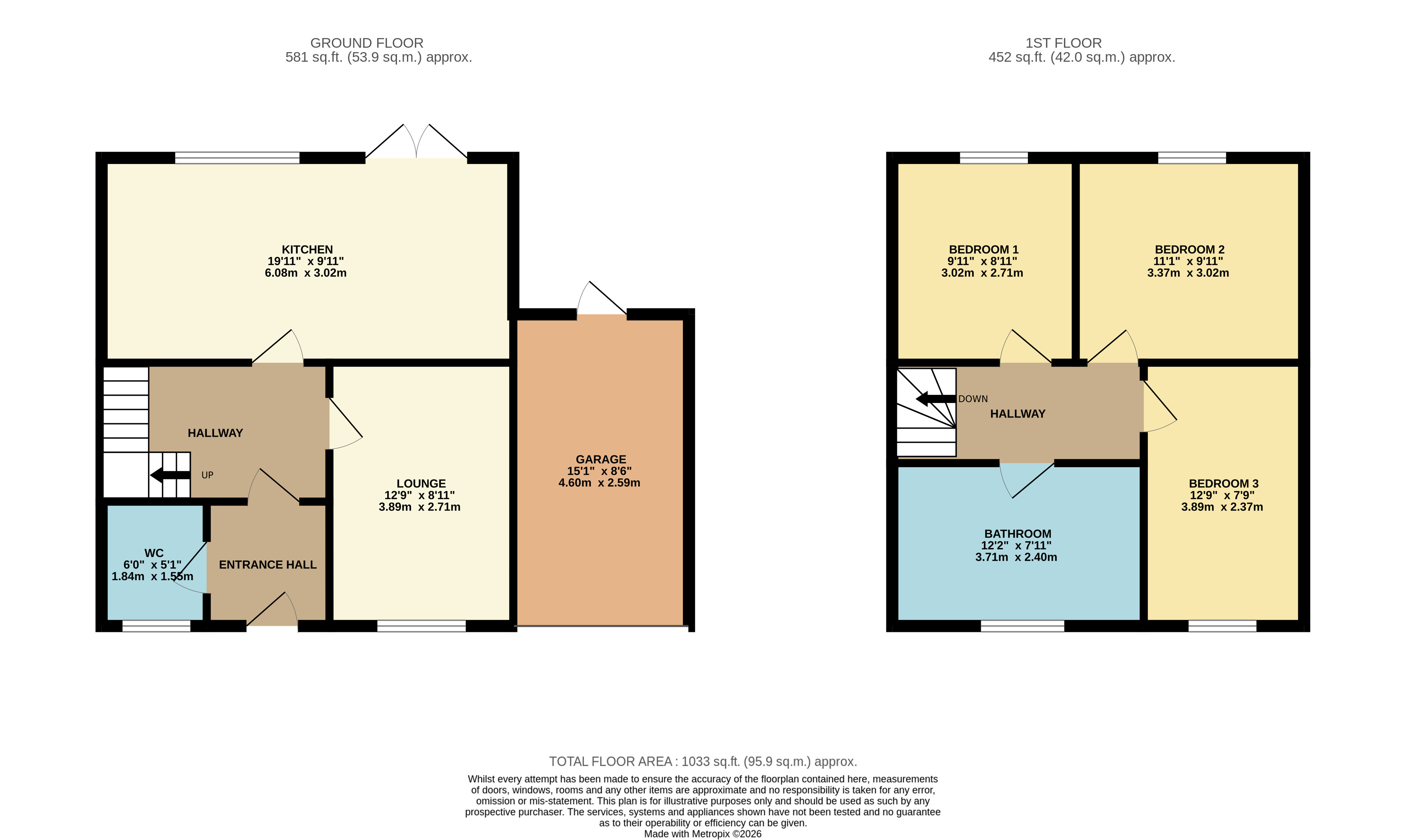6, Stocks Park Drive, Bolton floorplan