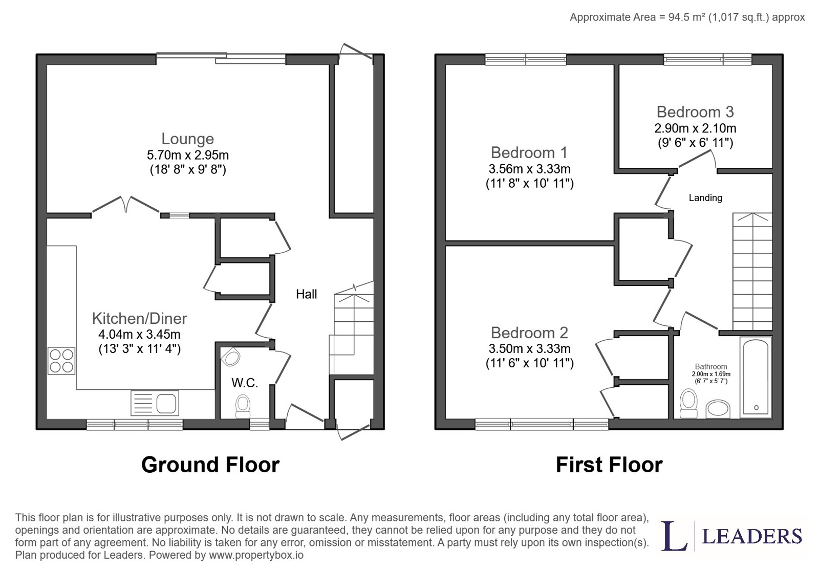 Seymours, Harlow floorplan