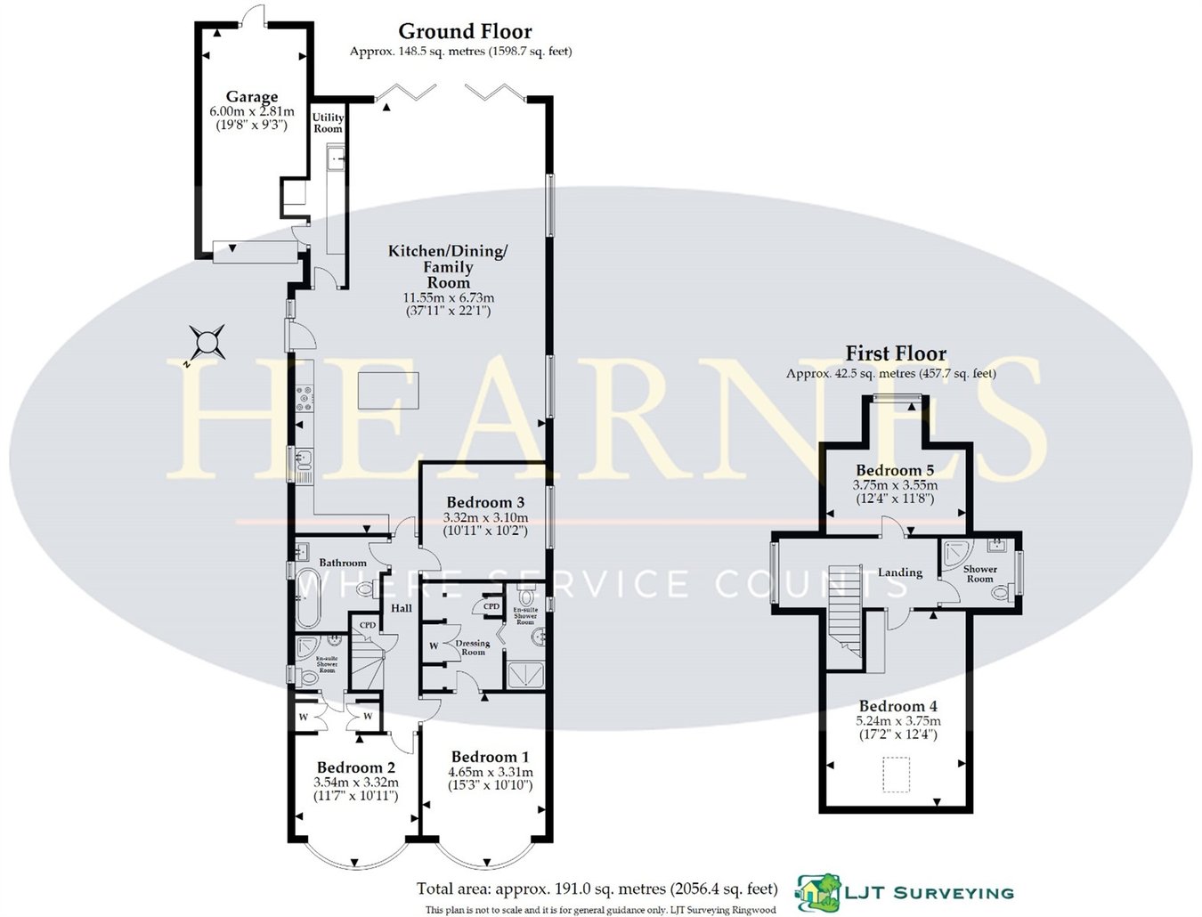 45, Leydene Avenue, Queens Park, Bournemouth floorplan