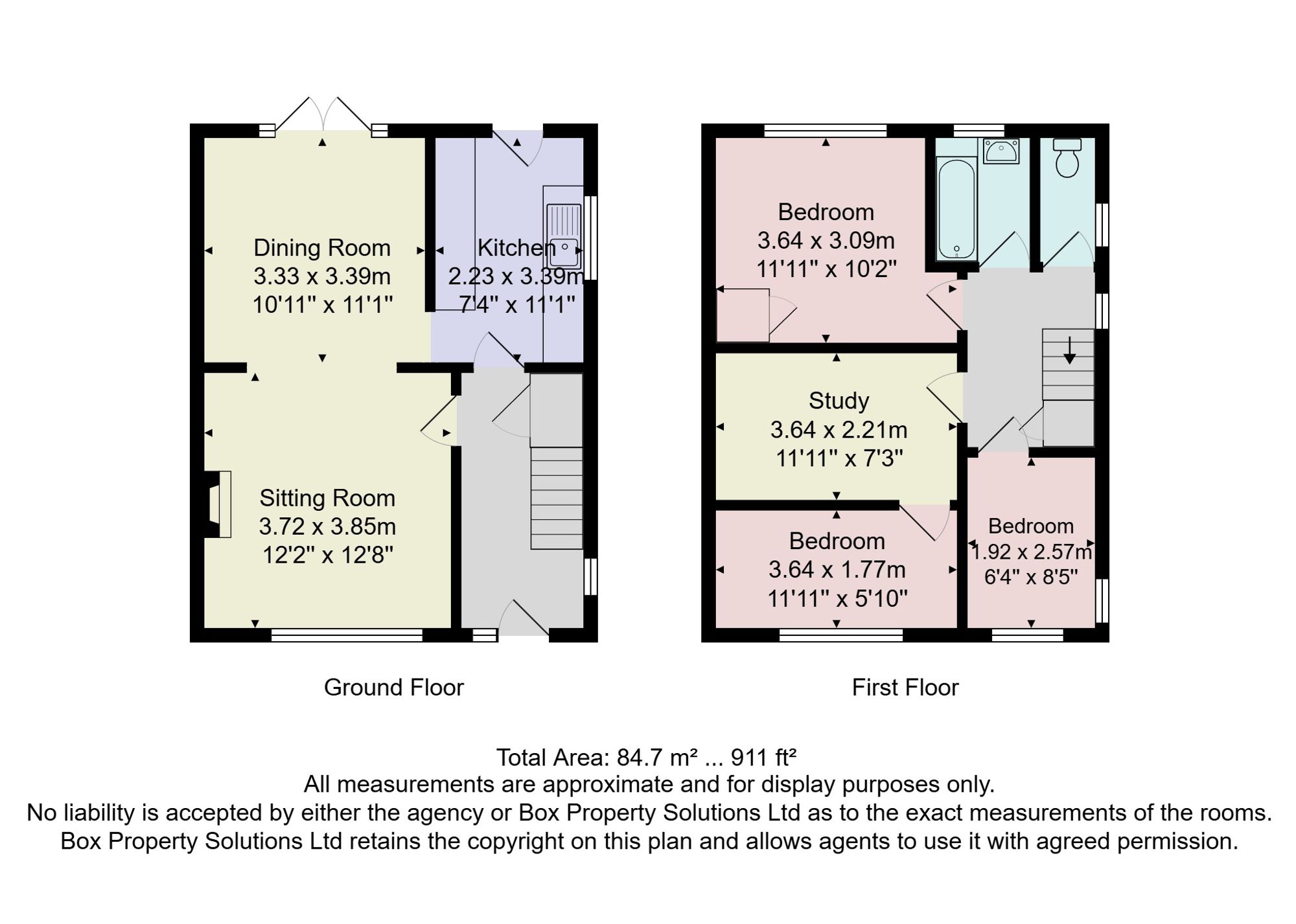 21 Rudbeck Crescent, Harrogate floorplan