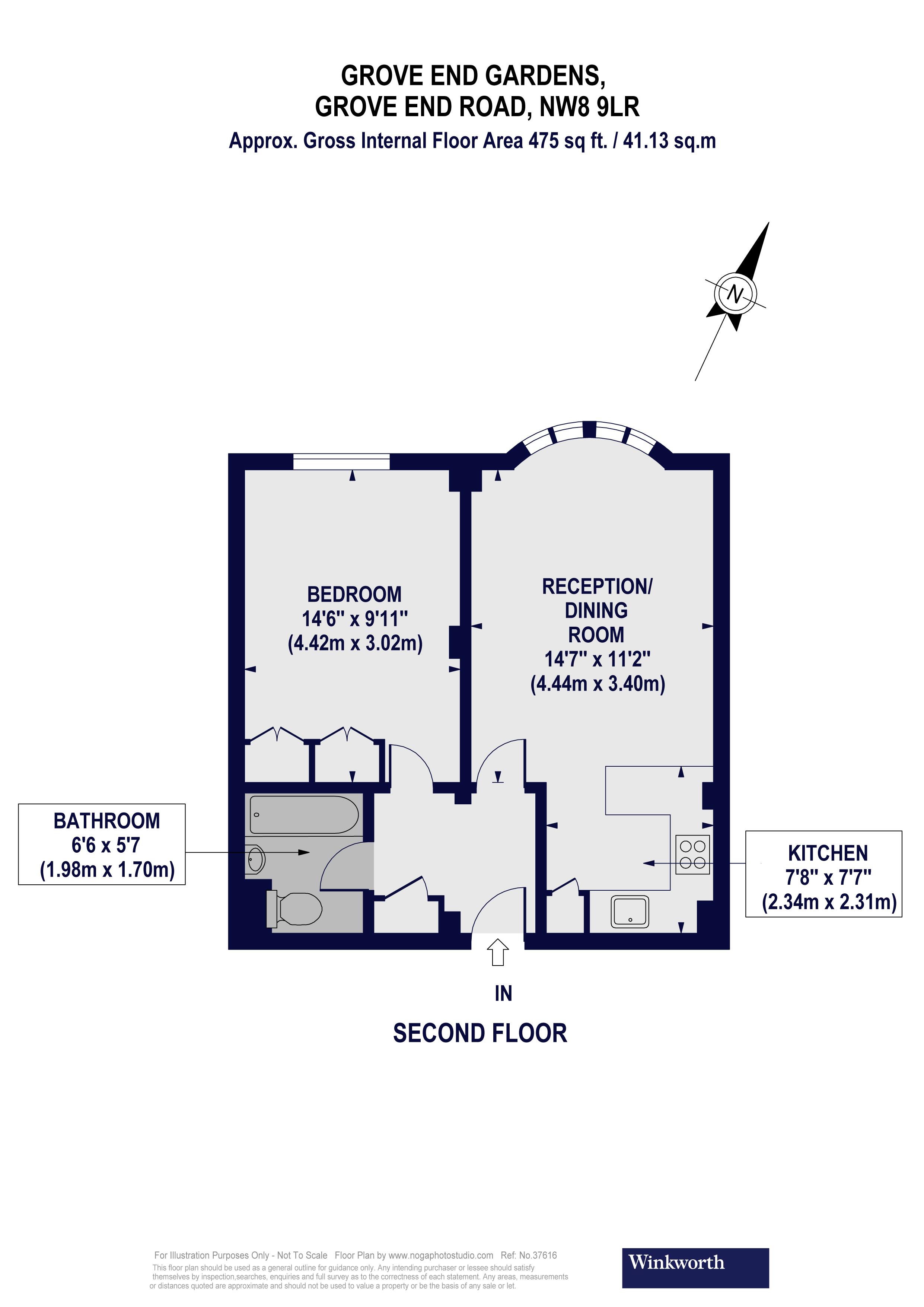 1 Bedrooms Flat to rent in Grove End Gardens, Grove End Road NW8