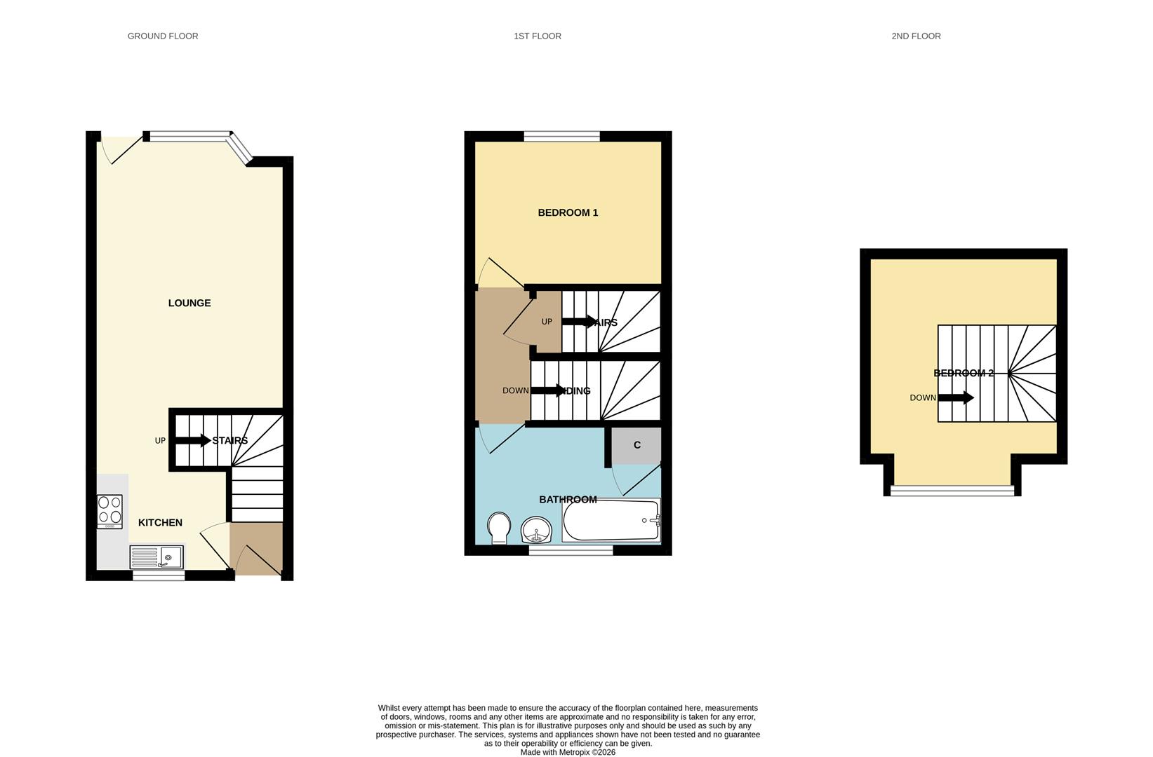 16B, Old Village Road, Little Weighton, Cottingham floorplan