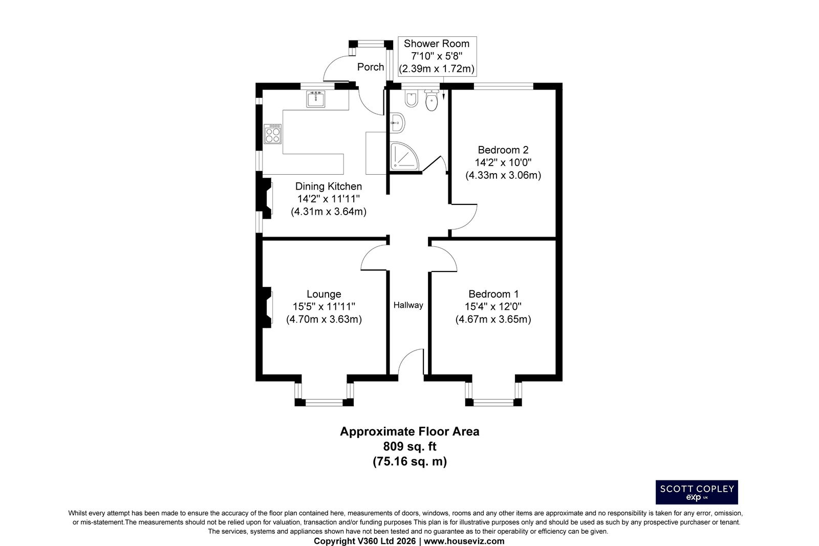 4, Selby Road, Leeds floorplan