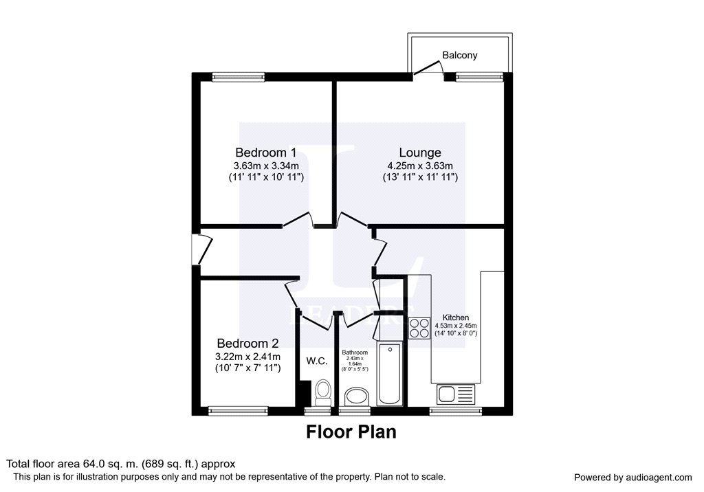 Harsfold Close, Rustington, Littlehampton BN16, 2 bedroom flat for sale