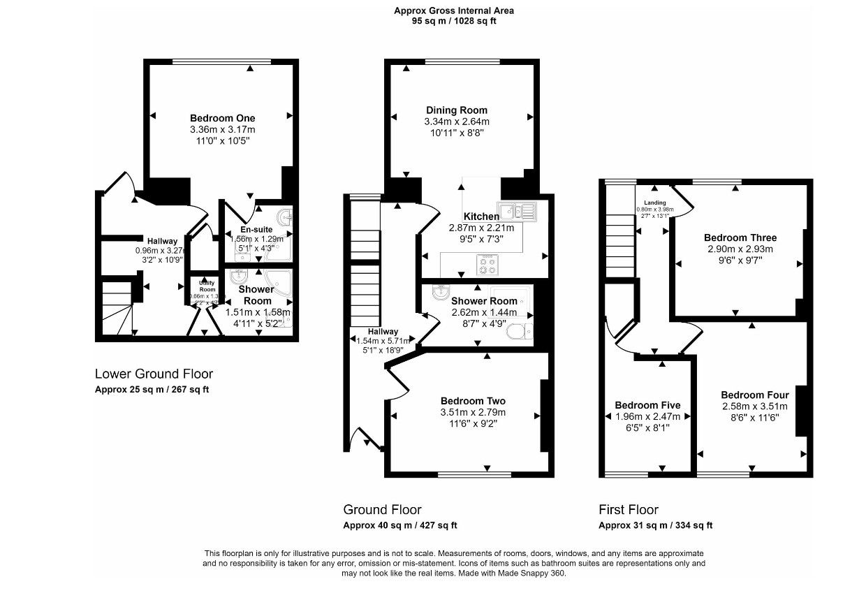 Room 1, 55 Tower Street, Pontypridd floorplan