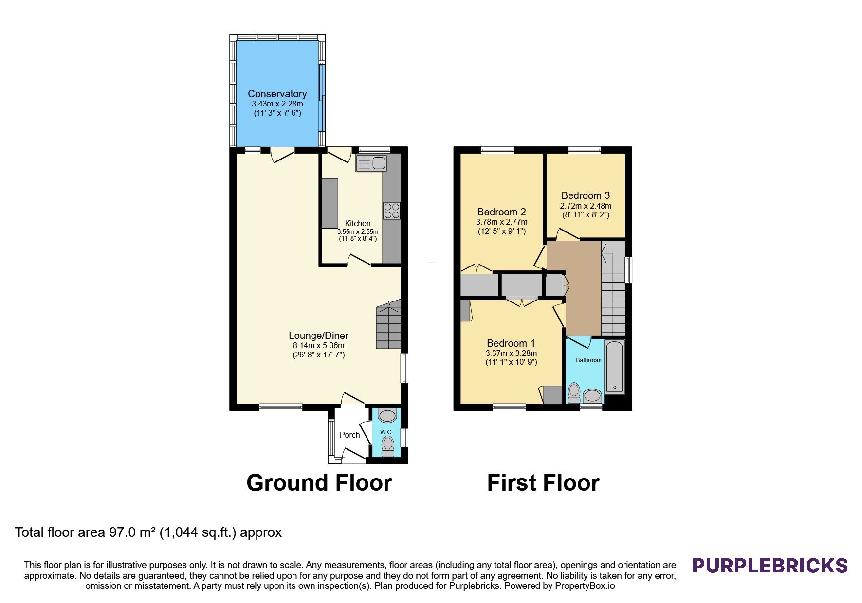 8, Montrose Close, Botley floorplan
