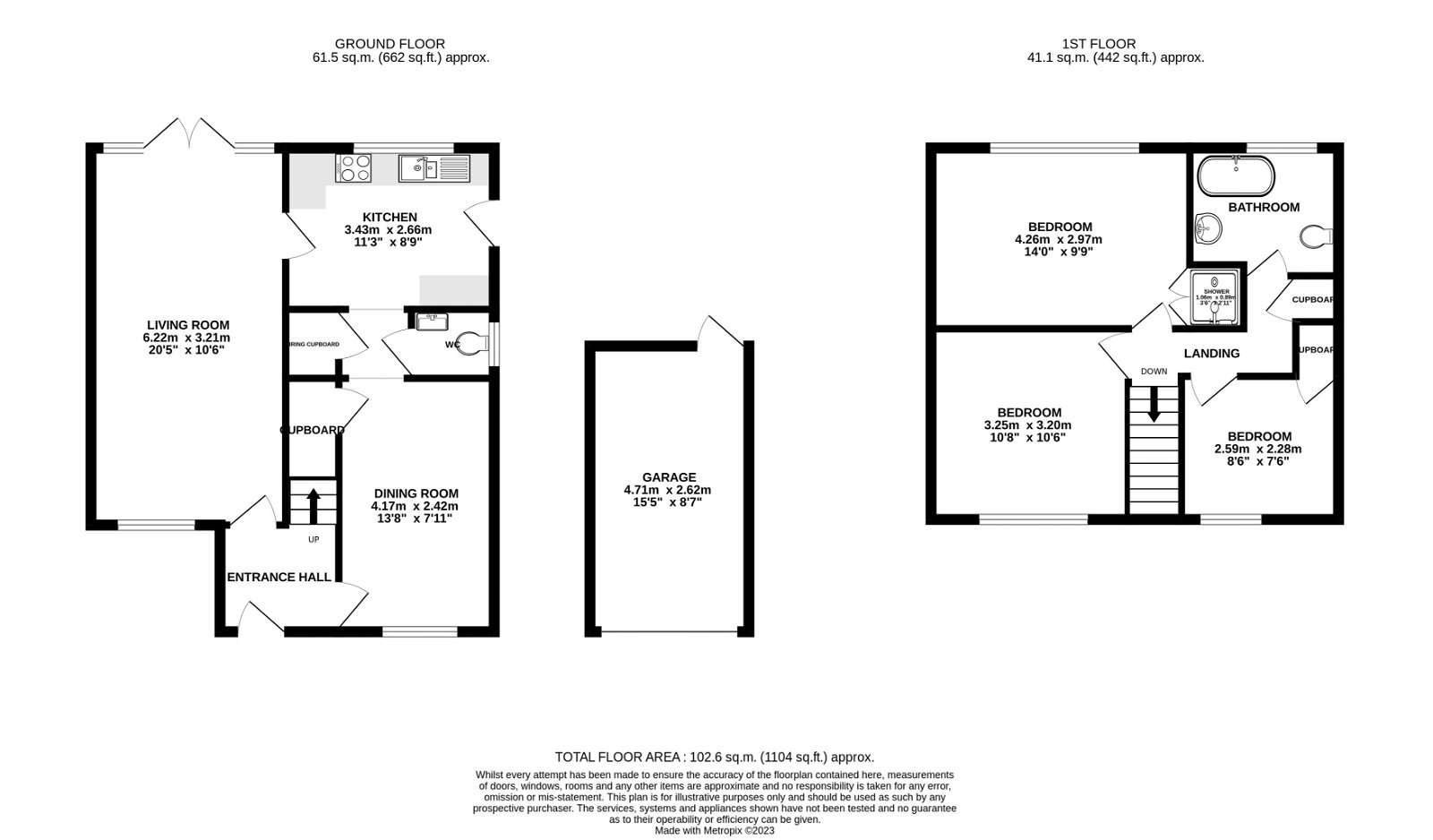 Mowbray Crescent, Stotfold, Hitchin SG5, 3 bedroom semidetached house