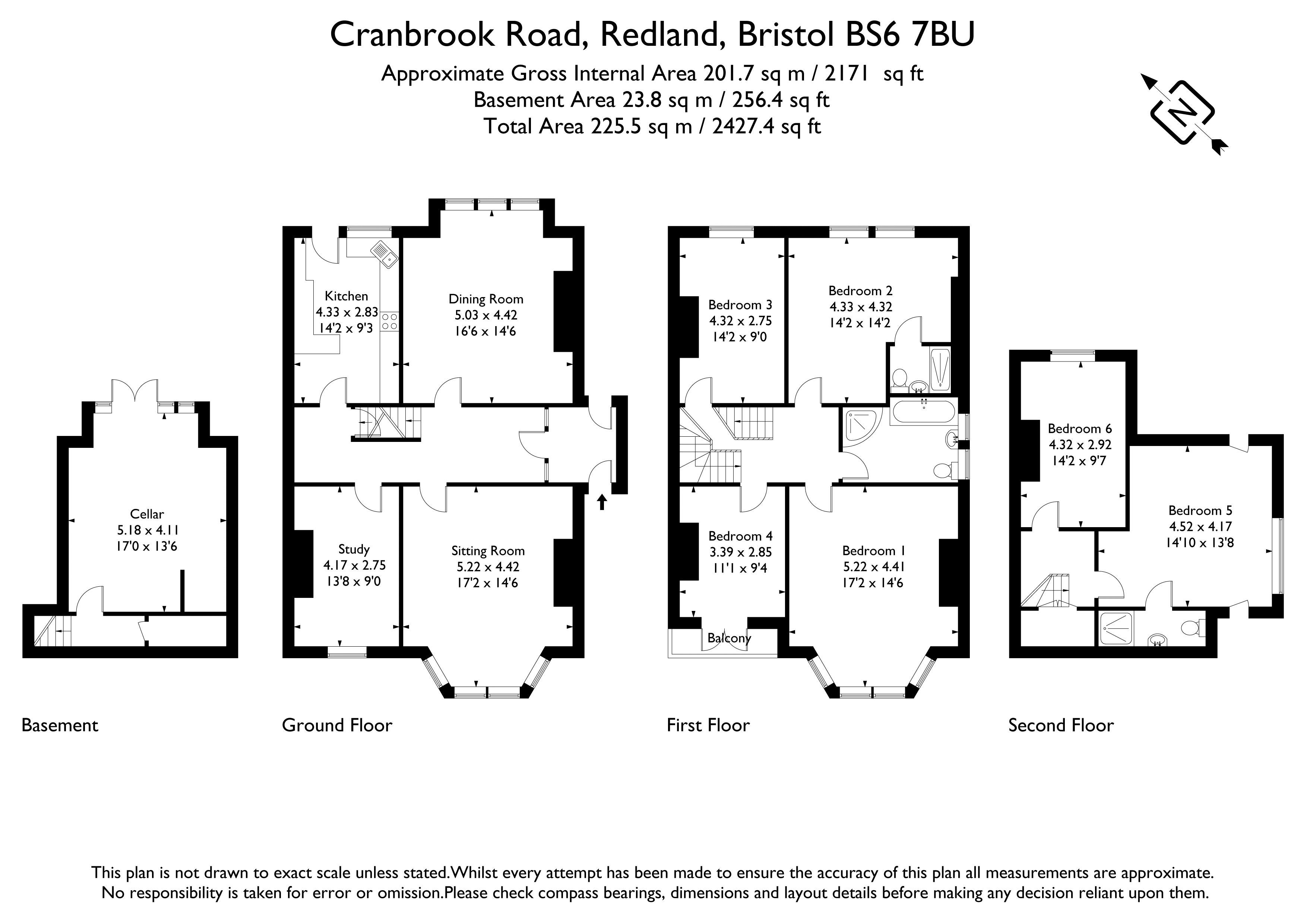 76, Cranbrook Road, Bristol floorplan