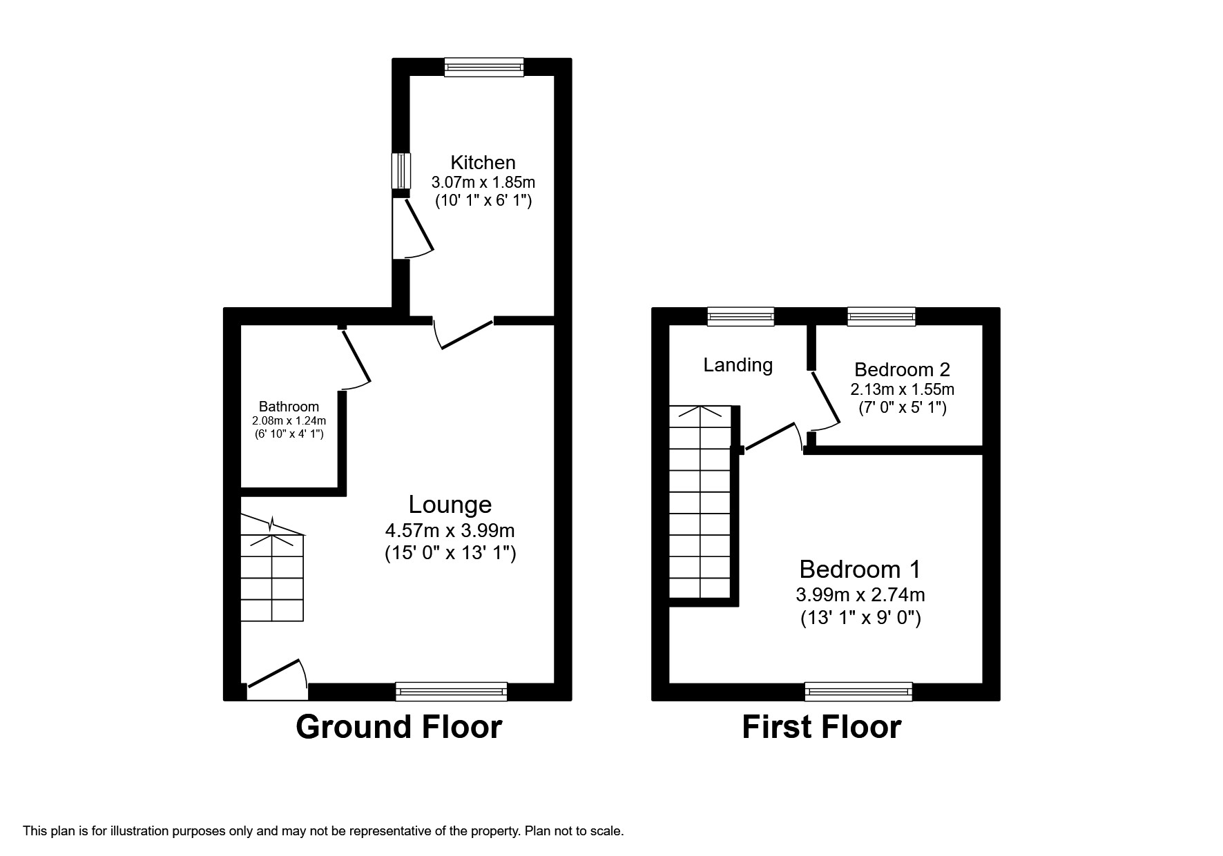 21, Coquet Street, Newcastle upon Tyne floorplan