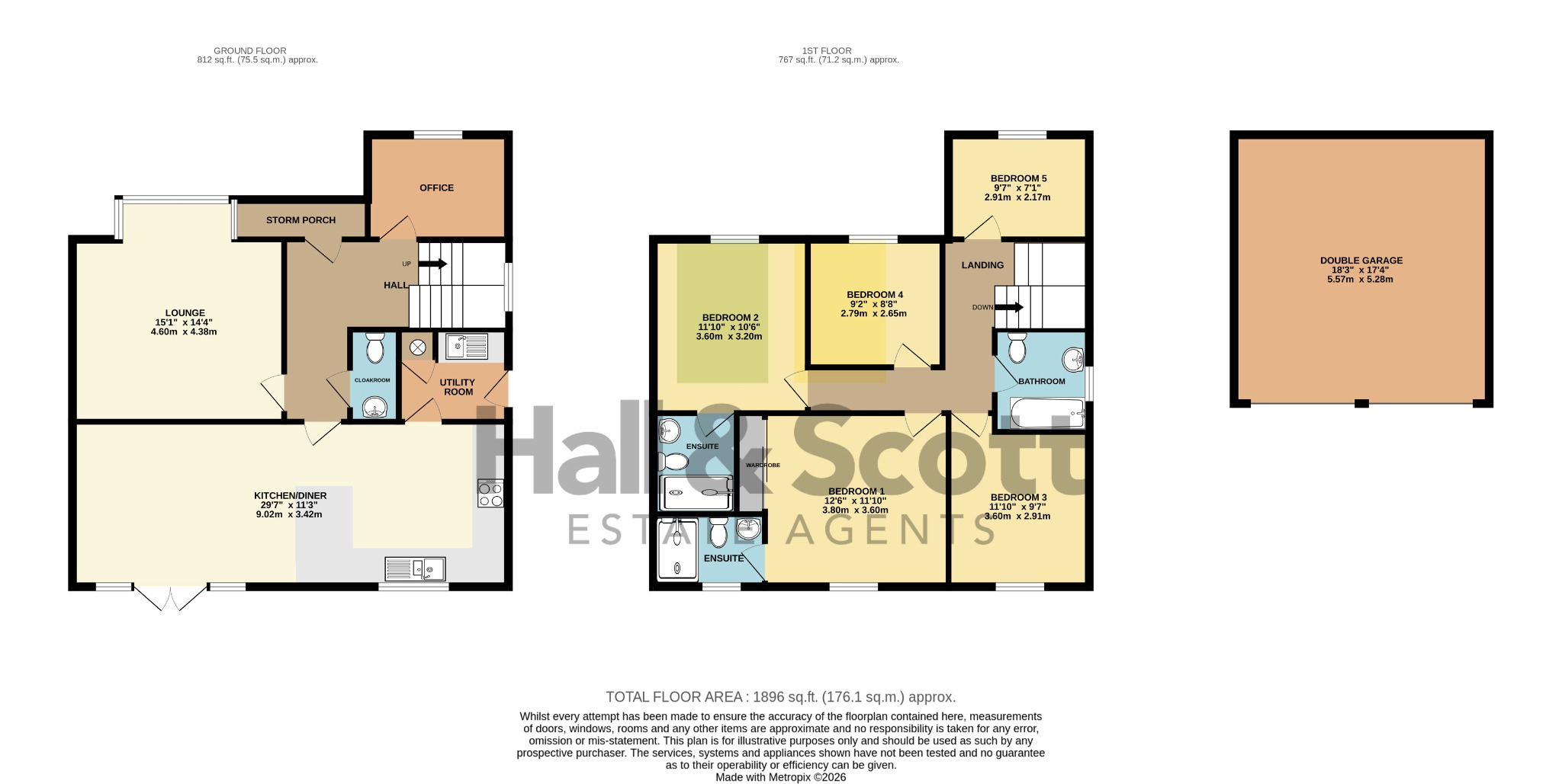 15 Henry Gardens, Ottery St Mary floorplan