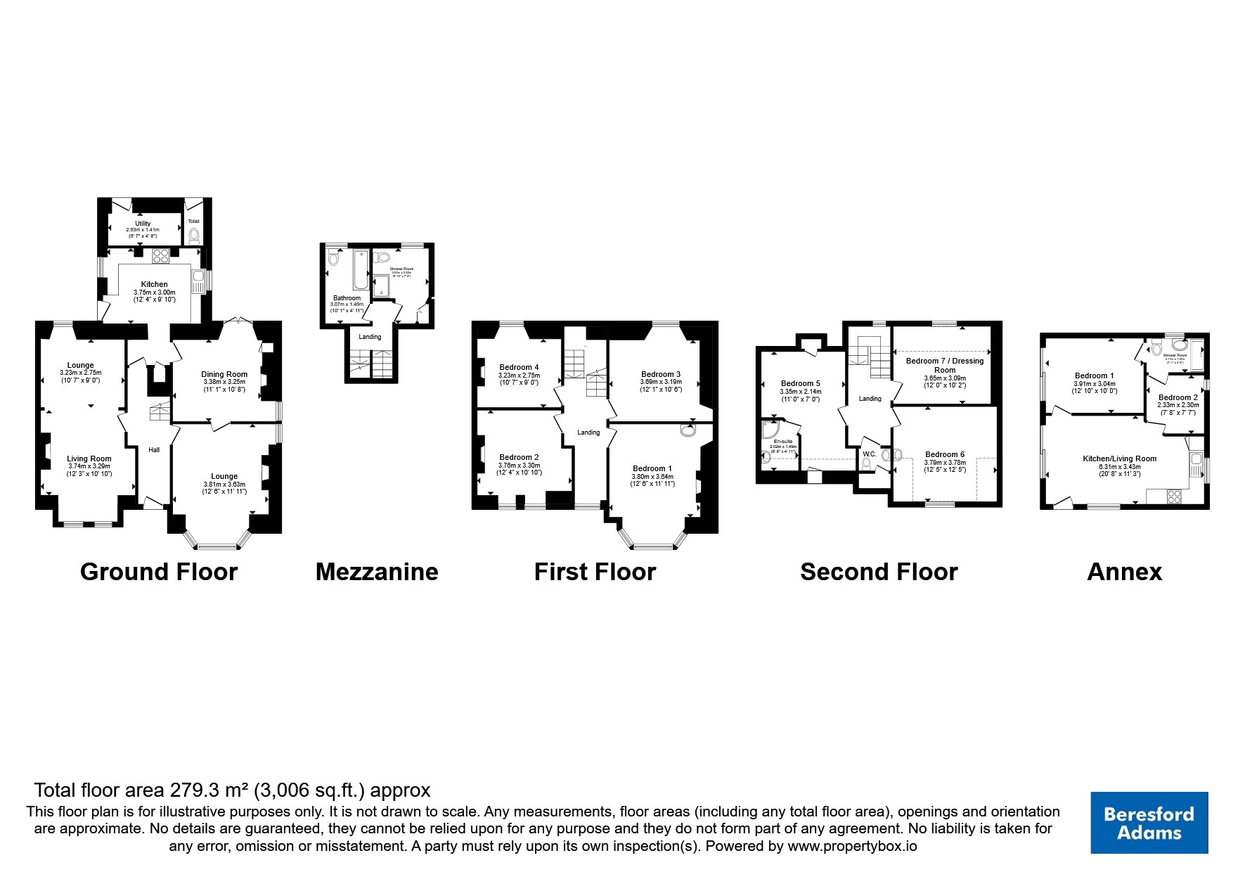 Morwel,, Lon Garmon, Gwynedd floorplan