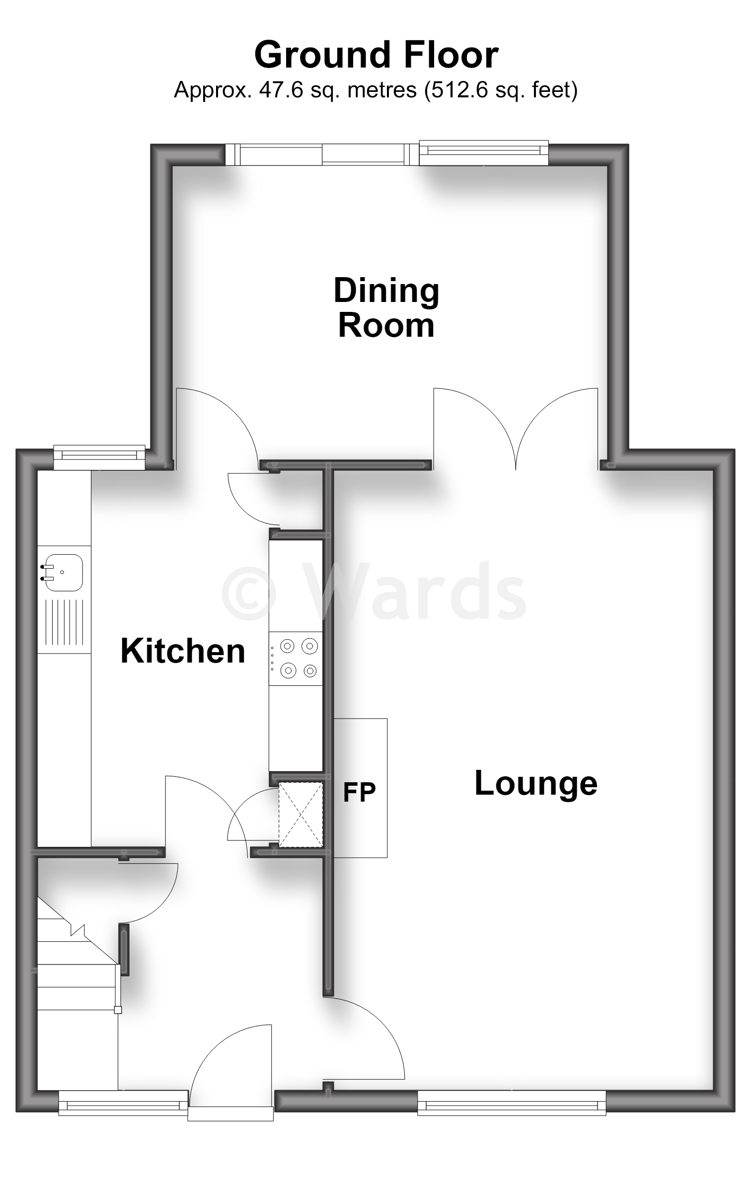 111, Greenway, Lydd floorplan