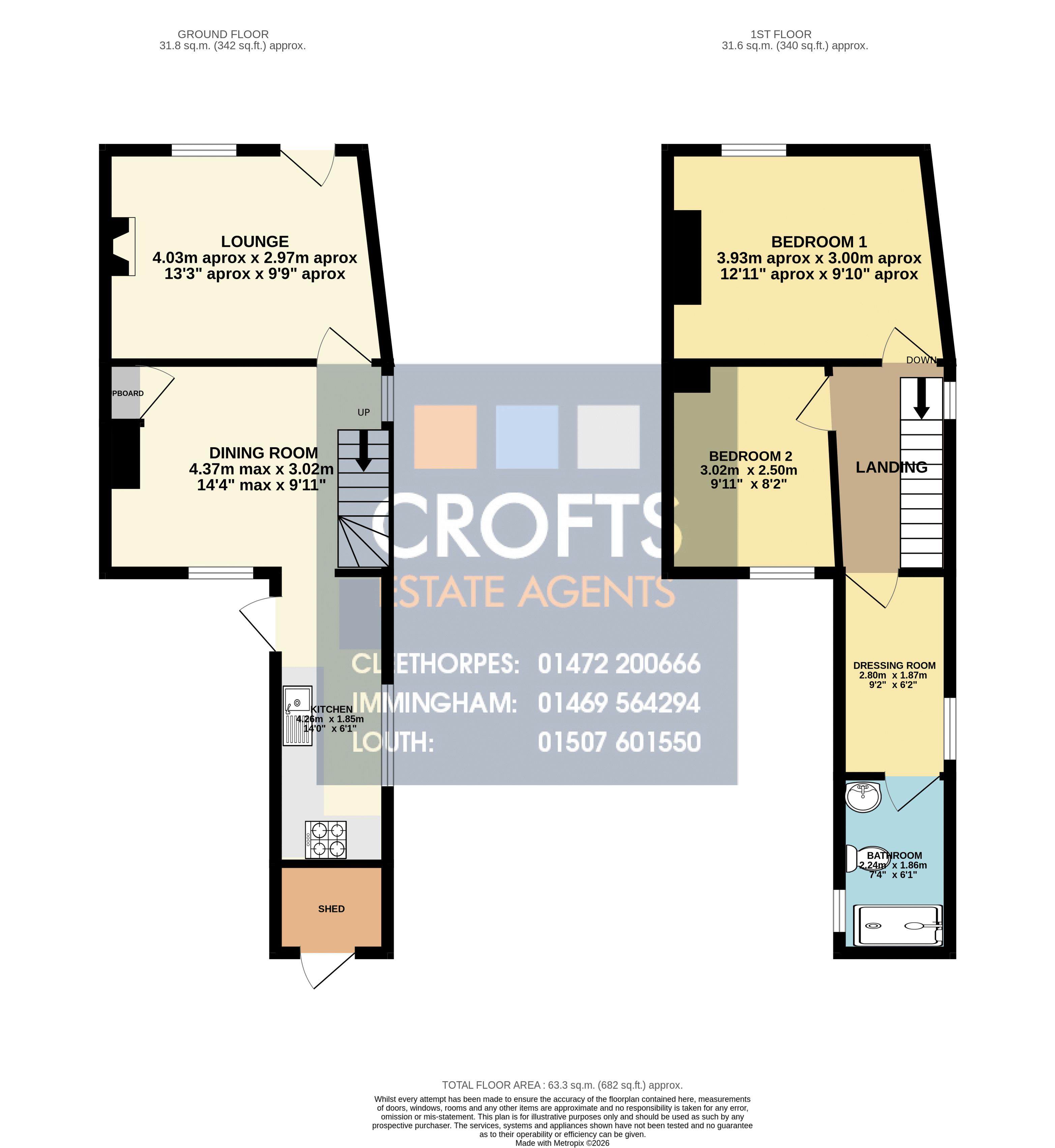 1, Union Street, Louth floorplan