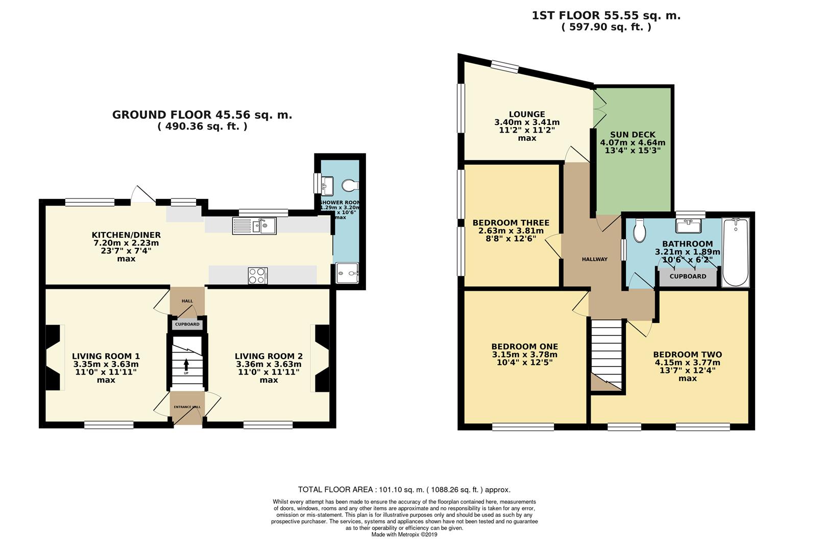 41, Station Road, Fowey floorplan