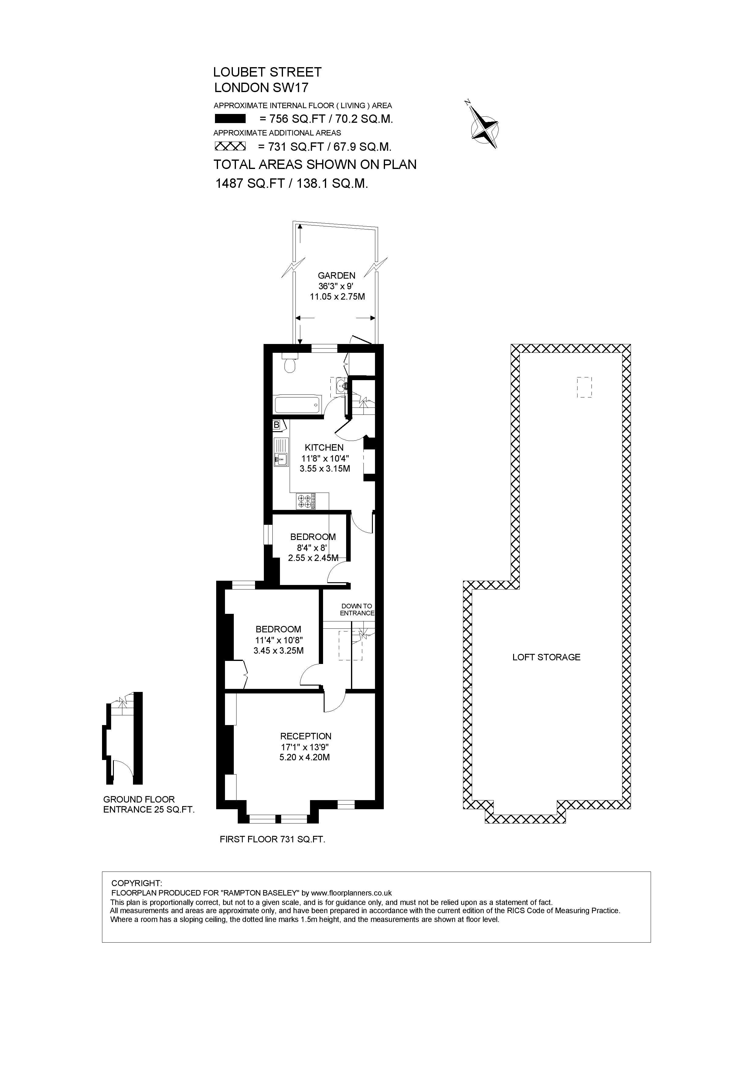 12A,, Loubet Street, London floorplan