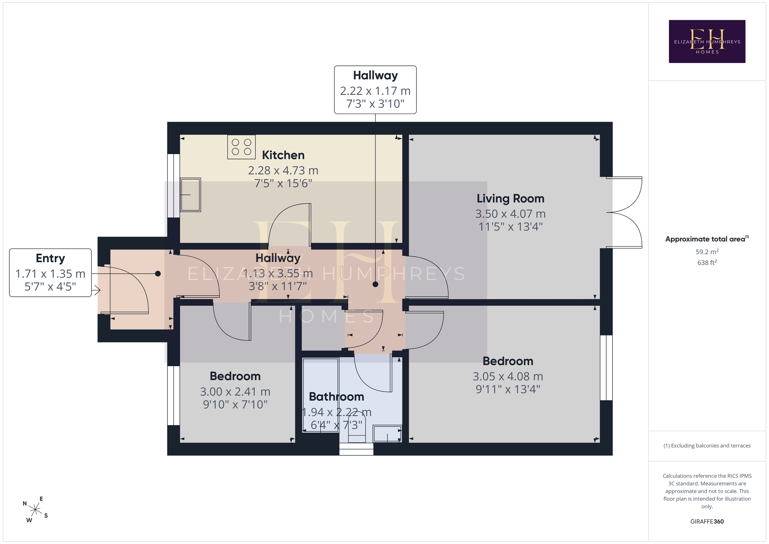 8 Murray Gardens, Morpeth floorplan