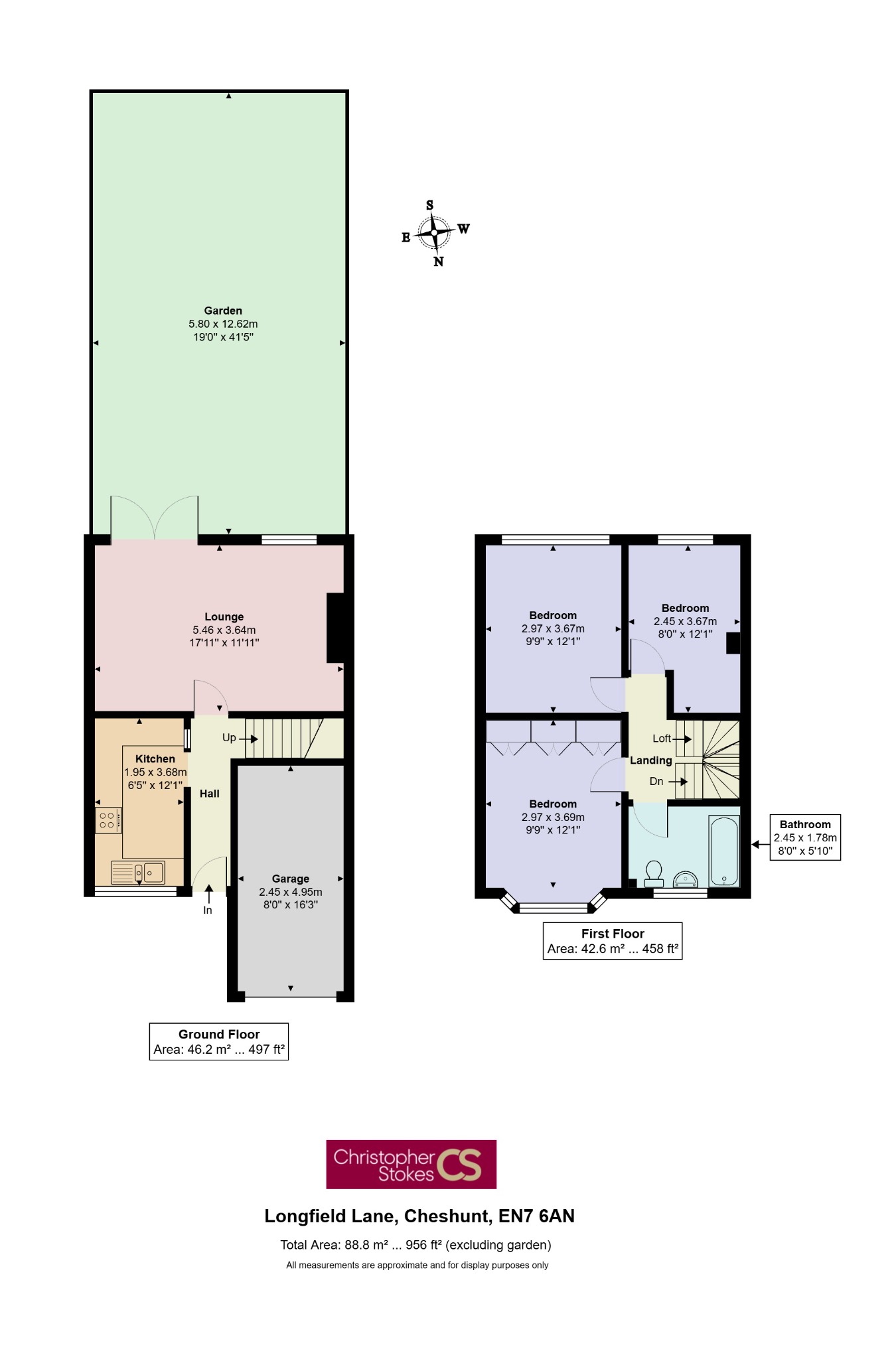 83 Longfield Lane, Cheshunt, Hertfordshire floorplan