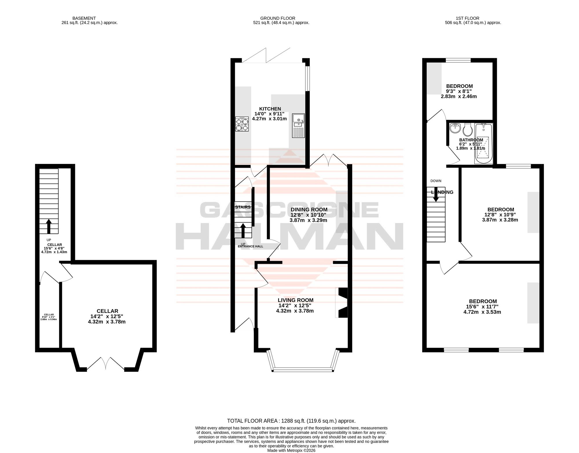 6 Mornington Road, Sale floorplan