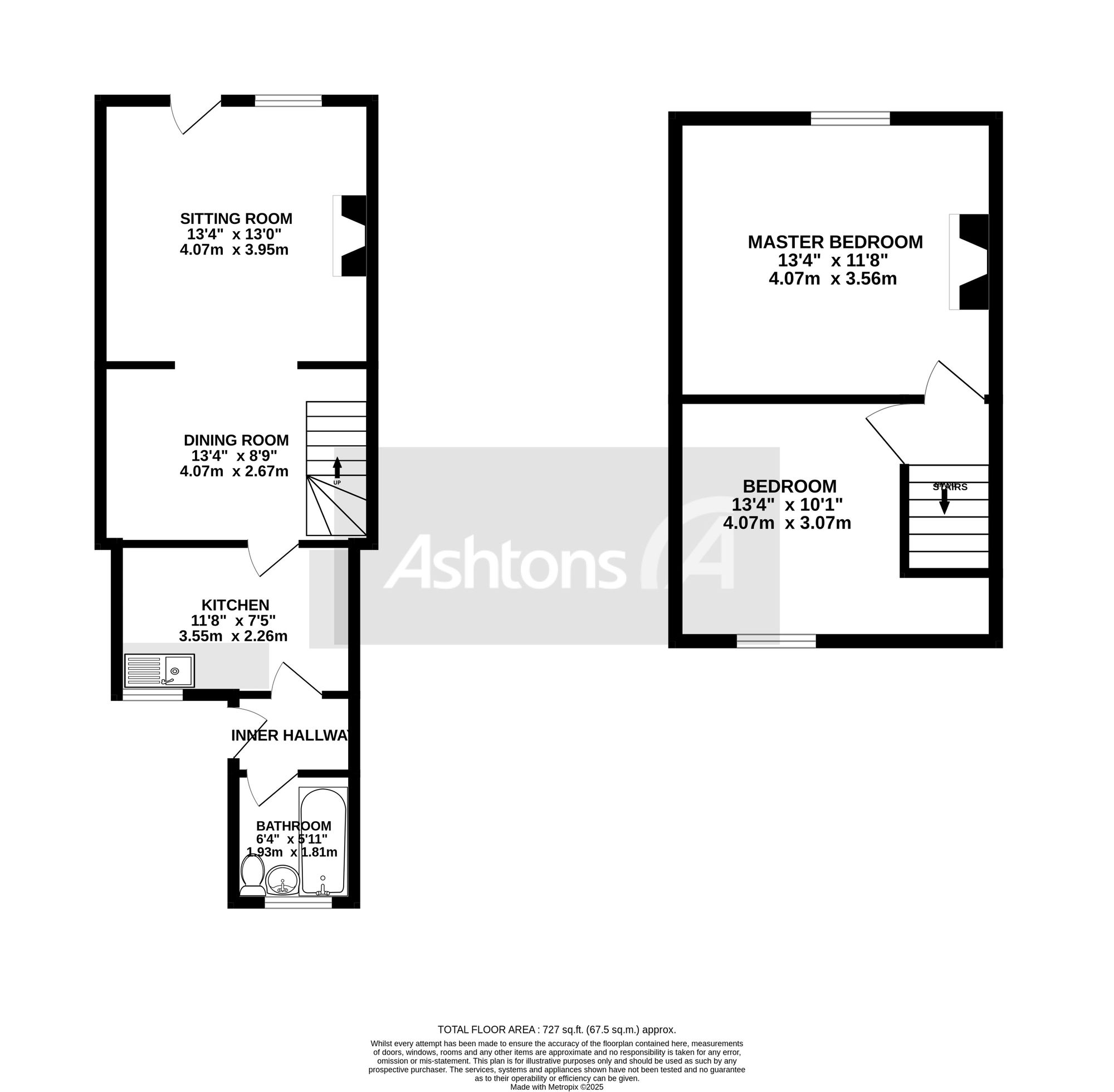 135, Fry Street, St. Helens, WA9 floorplan