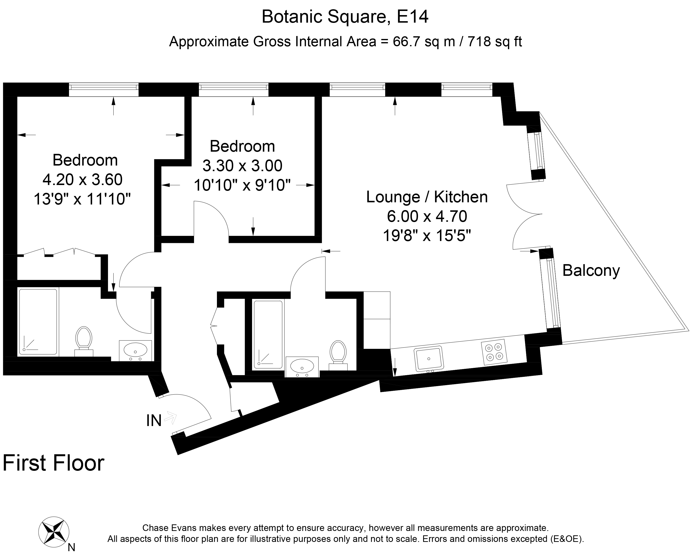 2 Bedrooms Flat to rent in Java House, London City Island, Canning Town E14