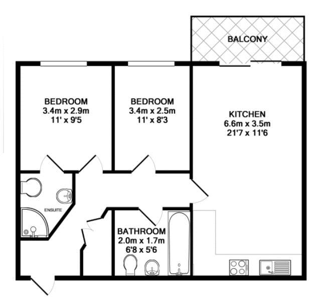 2 Bedrooms Flat for sale in Tadros Court, High Wycombe HP13