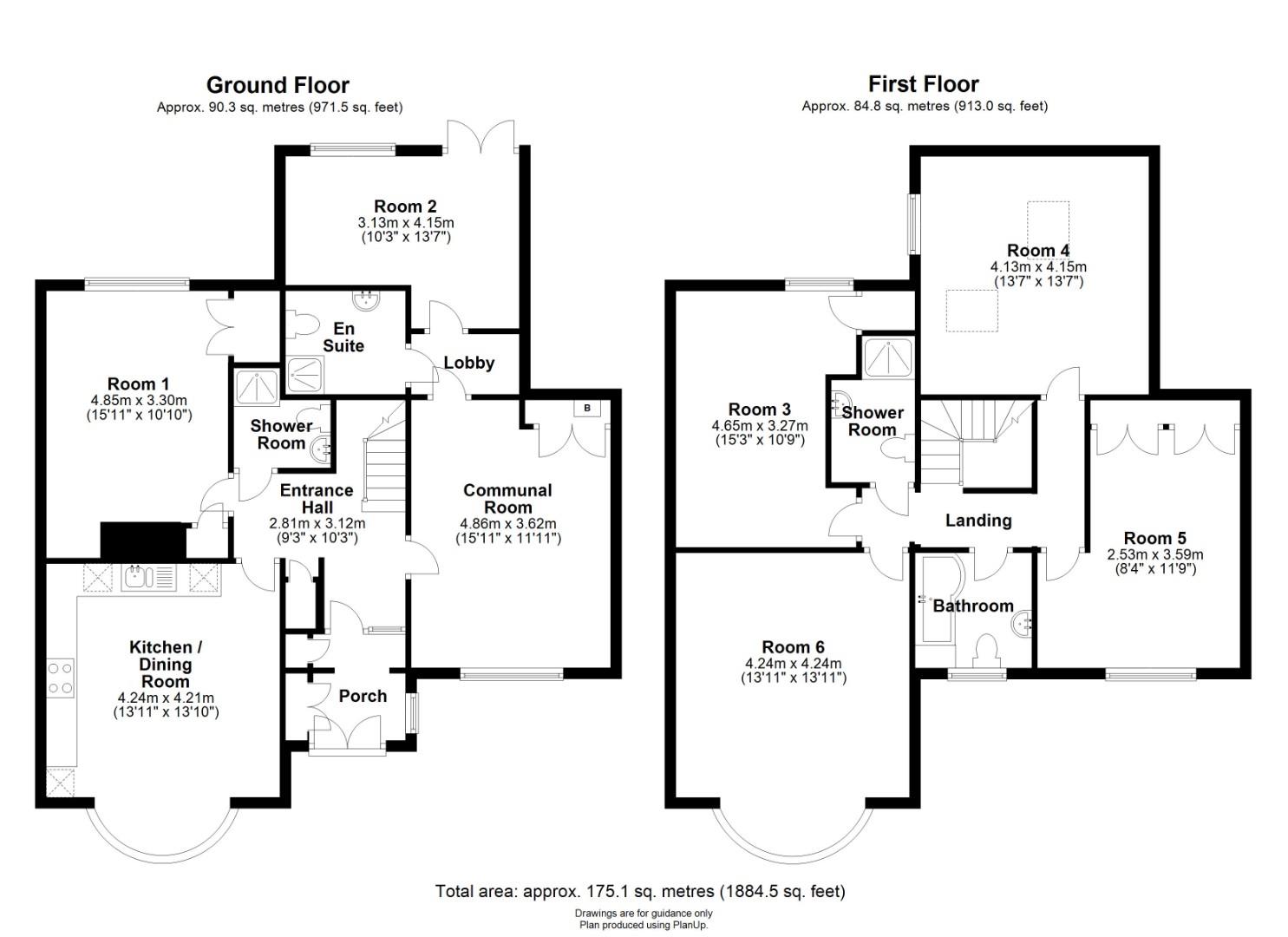 Room 3, Thornton House, Cambridge floorplan