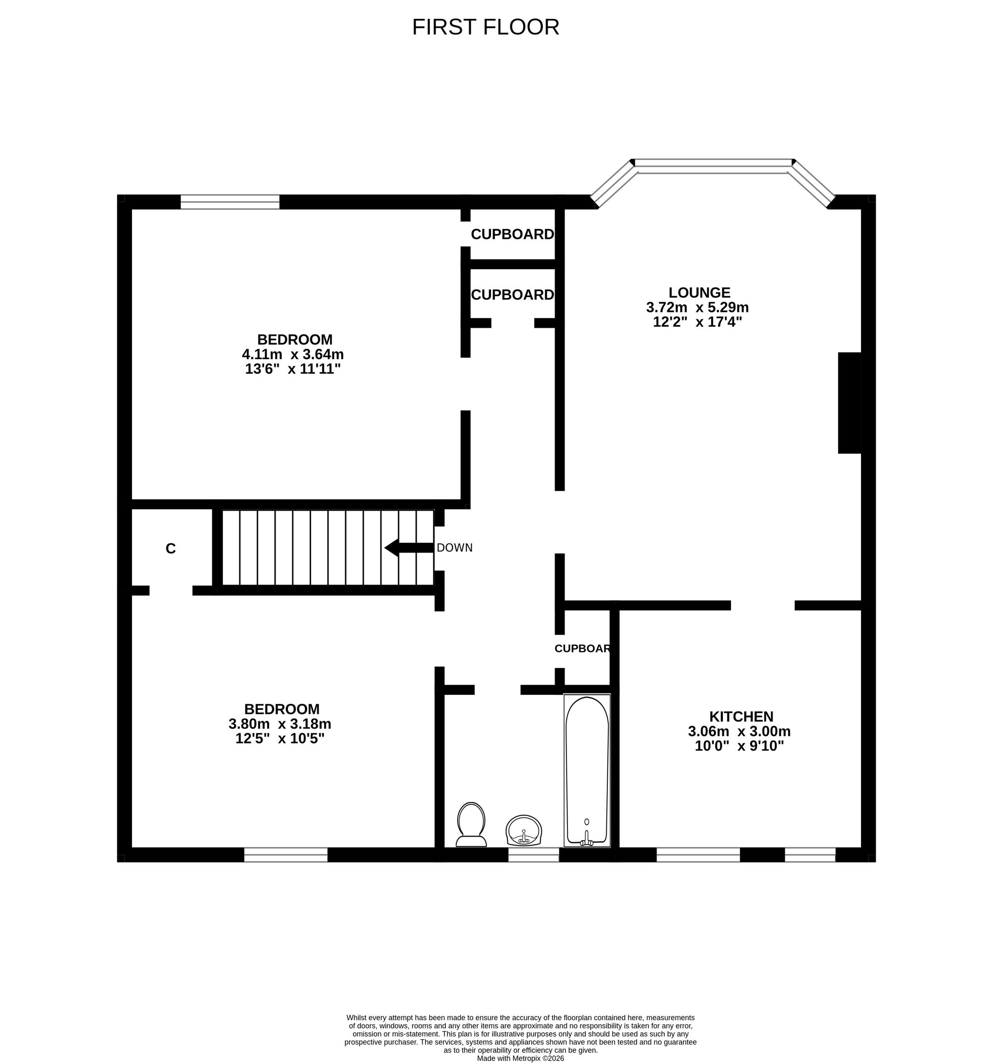 16 Kenilworth Avenue, Dundee floorplan