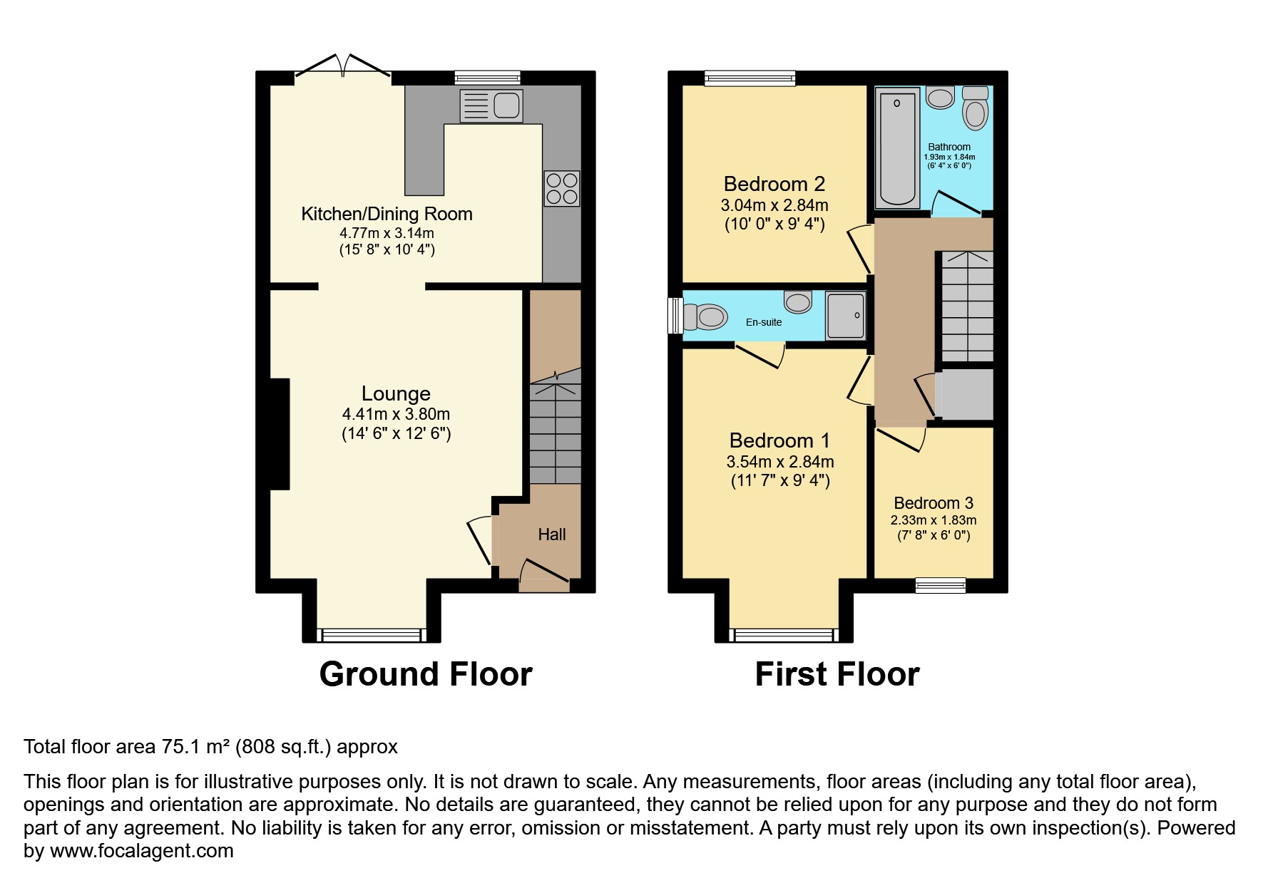 2, Hyde Park, Rhyl floorplan