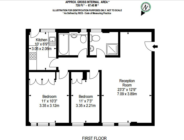26 Pelham Court, 145, Fulham Road, London floorplan