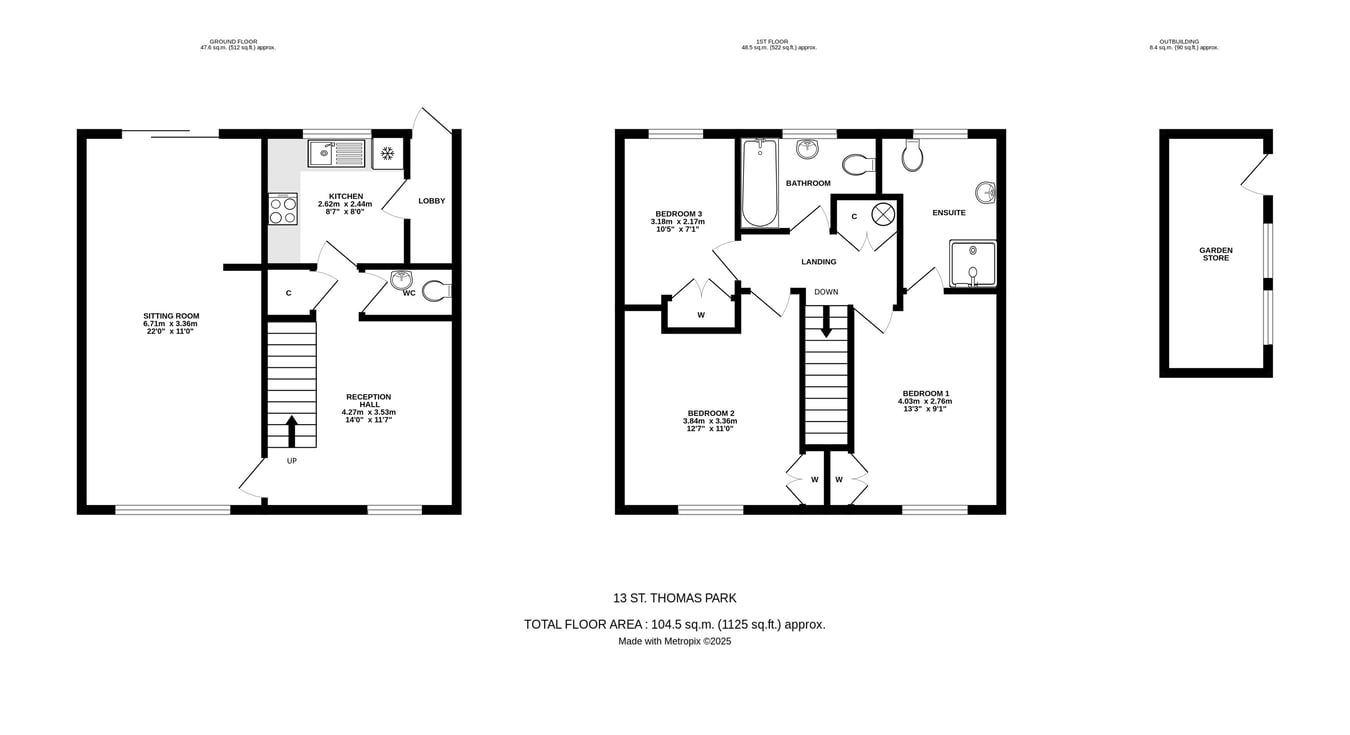13, St Thomas Park, Lymington floorplan