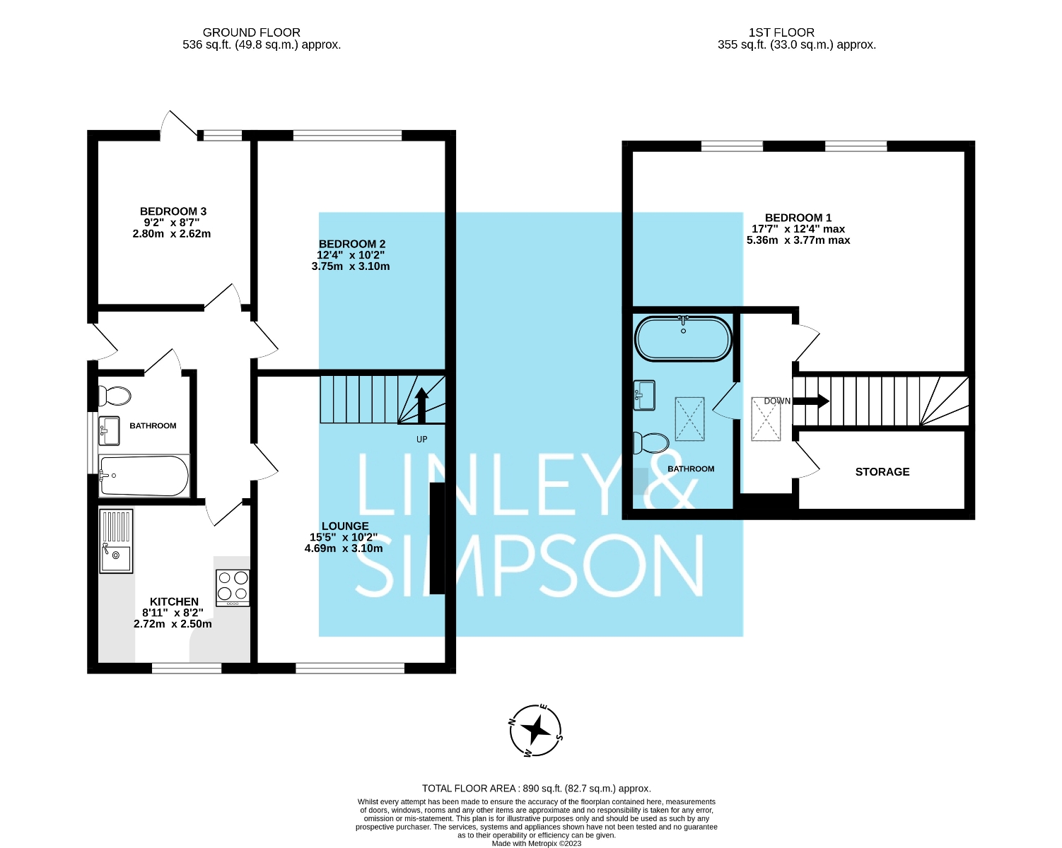 17, Montague Road, York floorplan