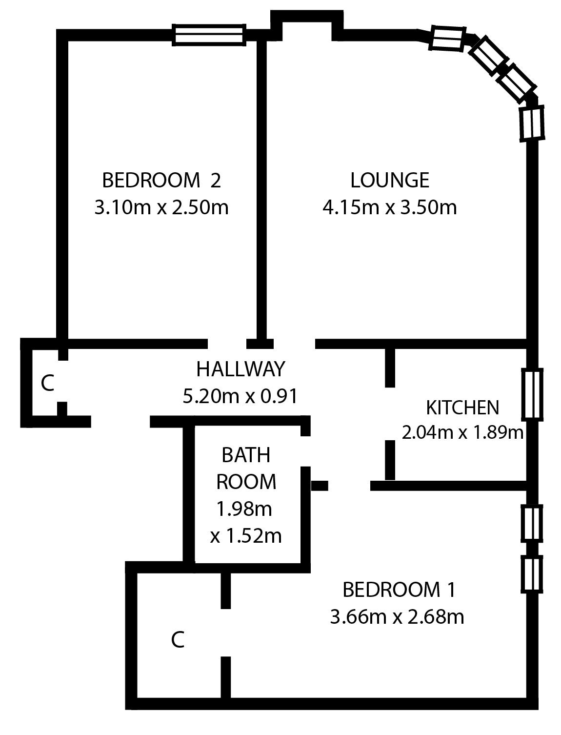 2 Bedrooms Flat for sale in Flat 2/2, 116 Stratford Street, North Kelvinside, Glasgow G20
