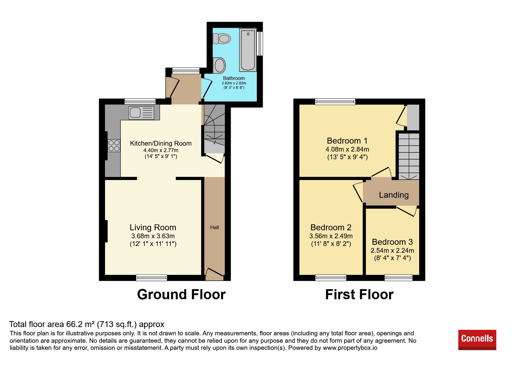 2, Priory Villas, WINCANTON floorplan