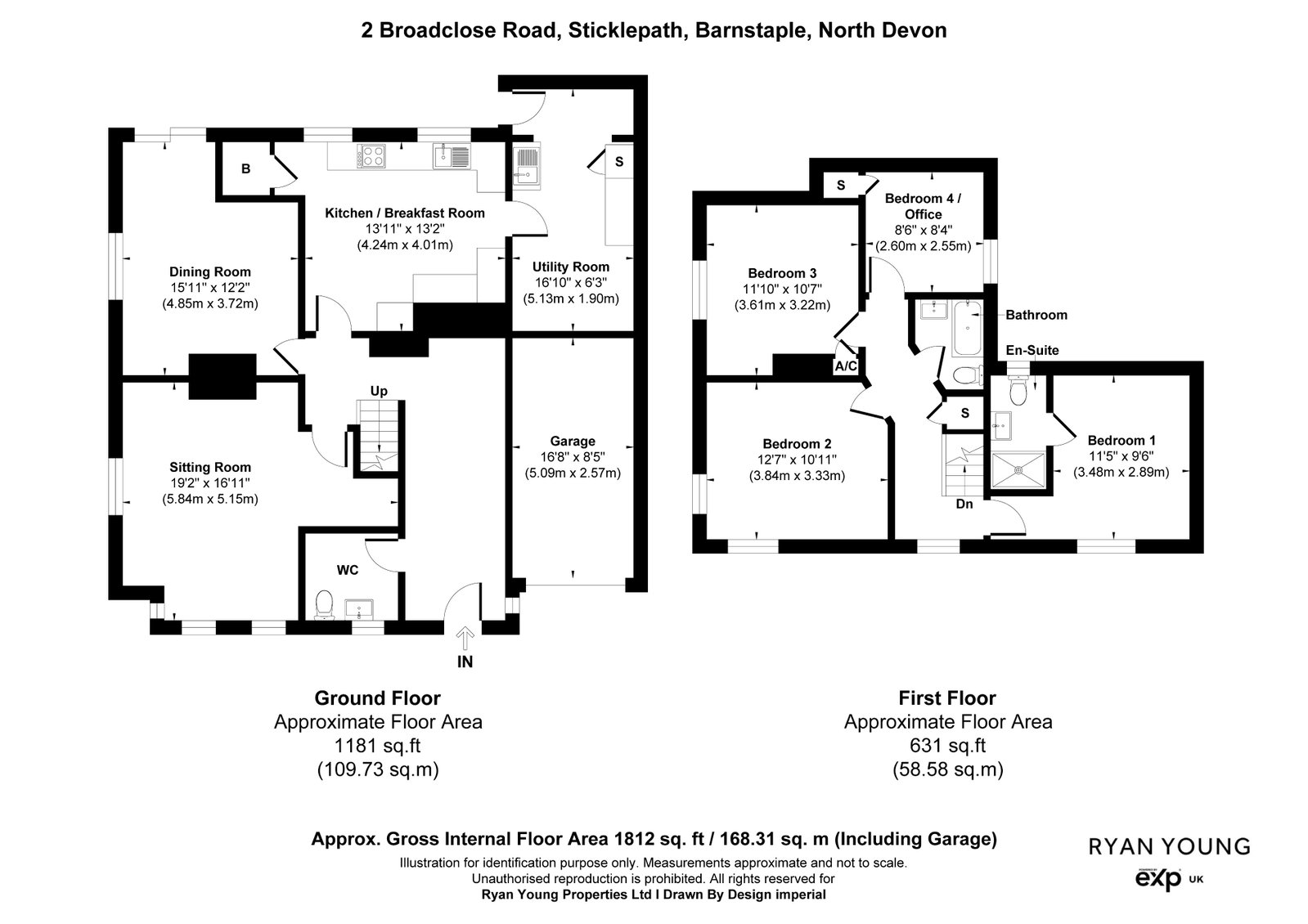 2, Broadclose Road, Barnstaple floorplan