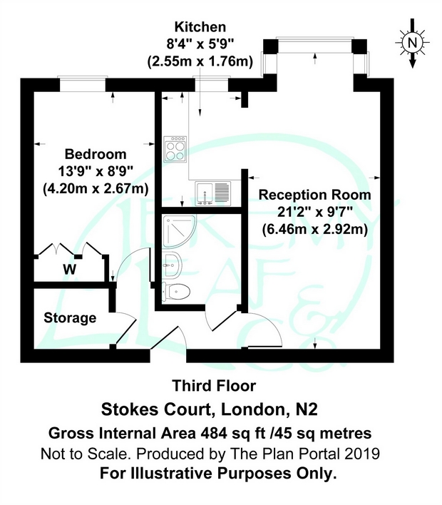 1 Bedrooms  for sale in Stokes Court, East Finchley N2