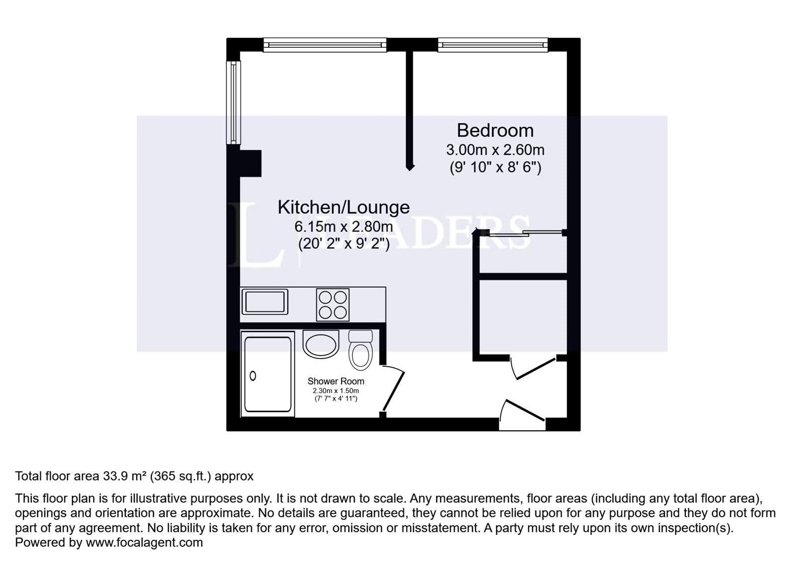 Flat 26, Newacre House, Wood Street, West Sussex floorplan