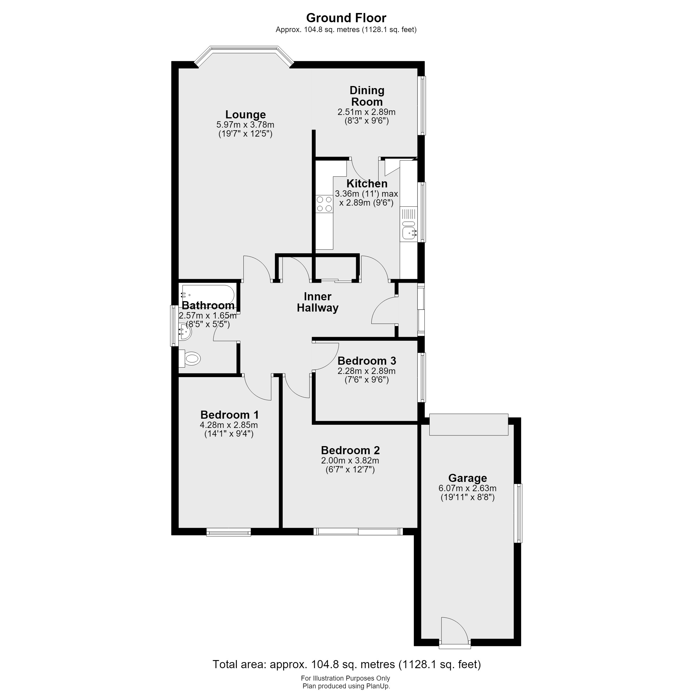 17, Lindrick Close, Lincoln floorplan