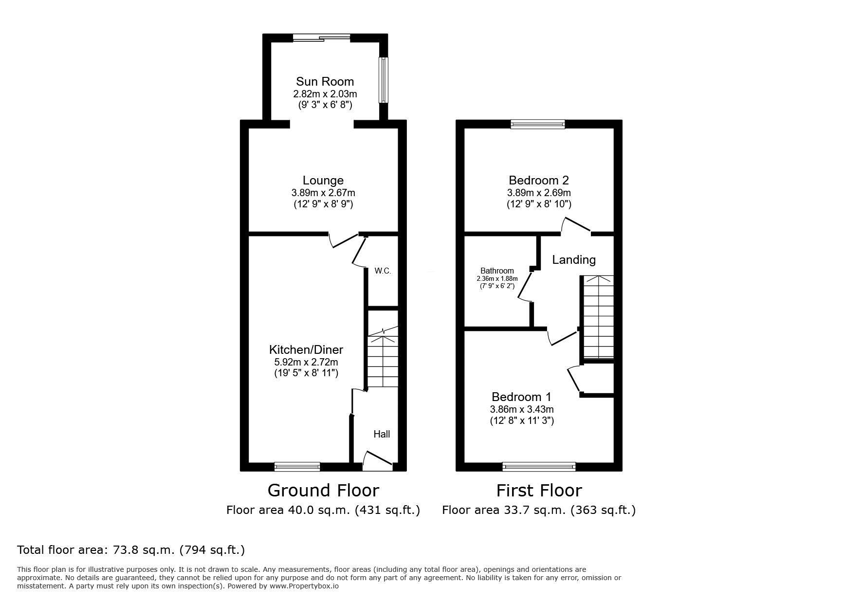 4, Kingsley Close, Morpeth floorplan