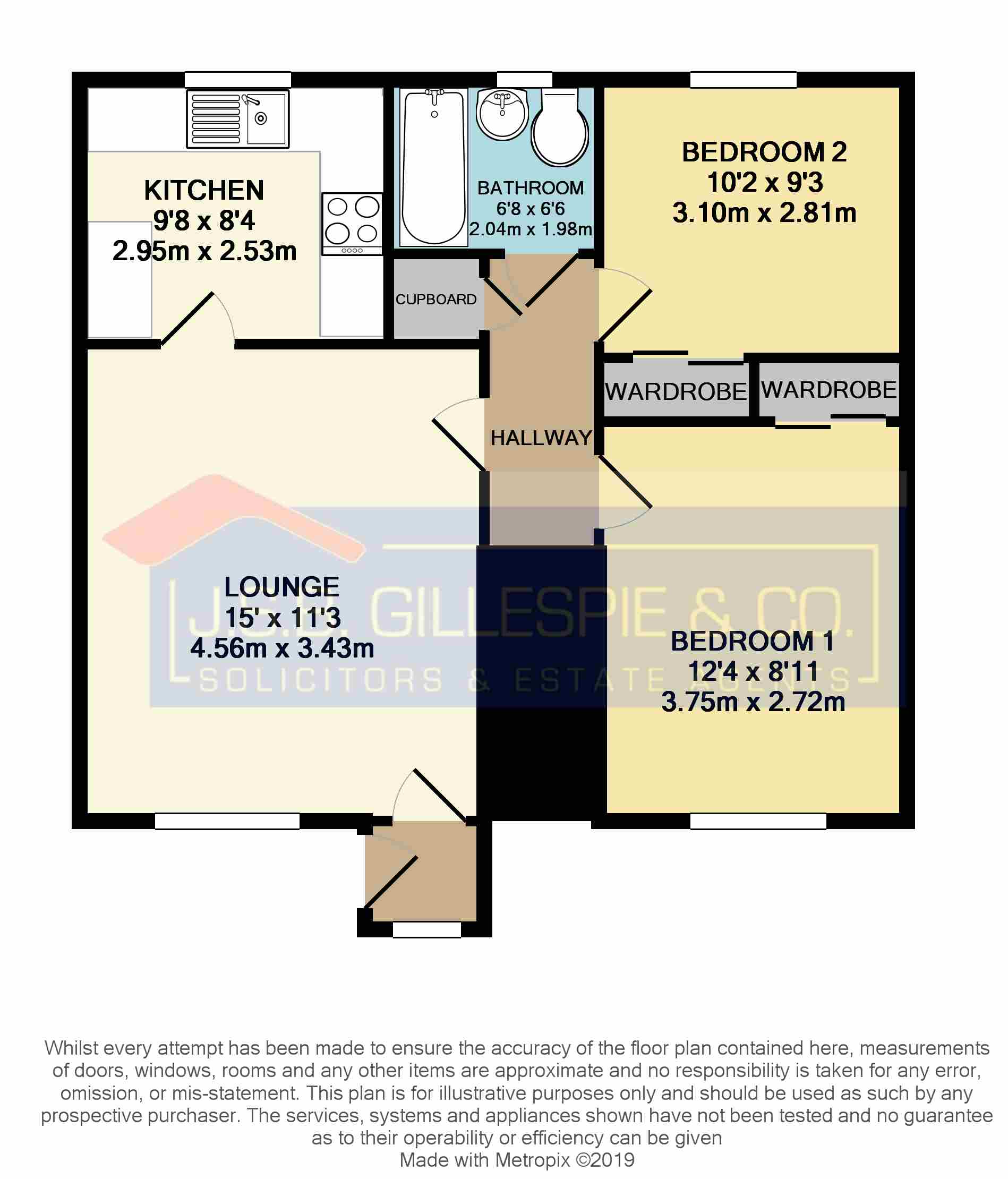 2 Bedrooms Flat for sale in Mckenna Avenue, Stoneywood, Denny, Stirlingshire FK6