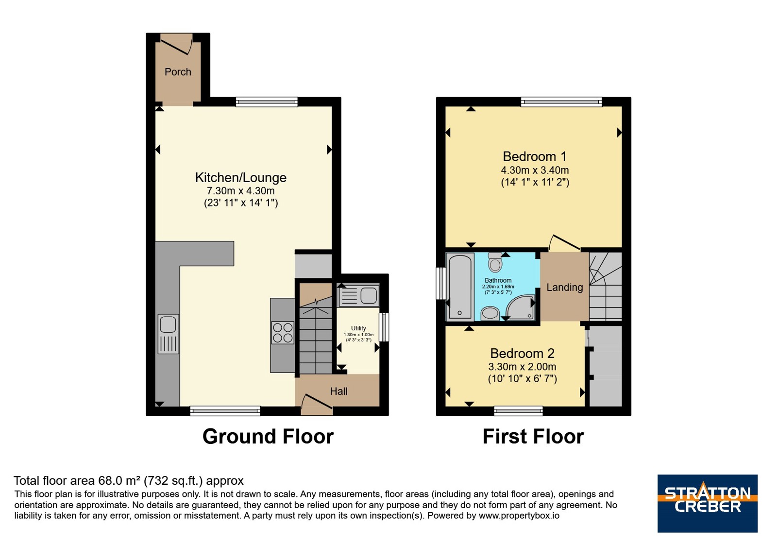 Branbury House,, Darite, Cornwall floorplan